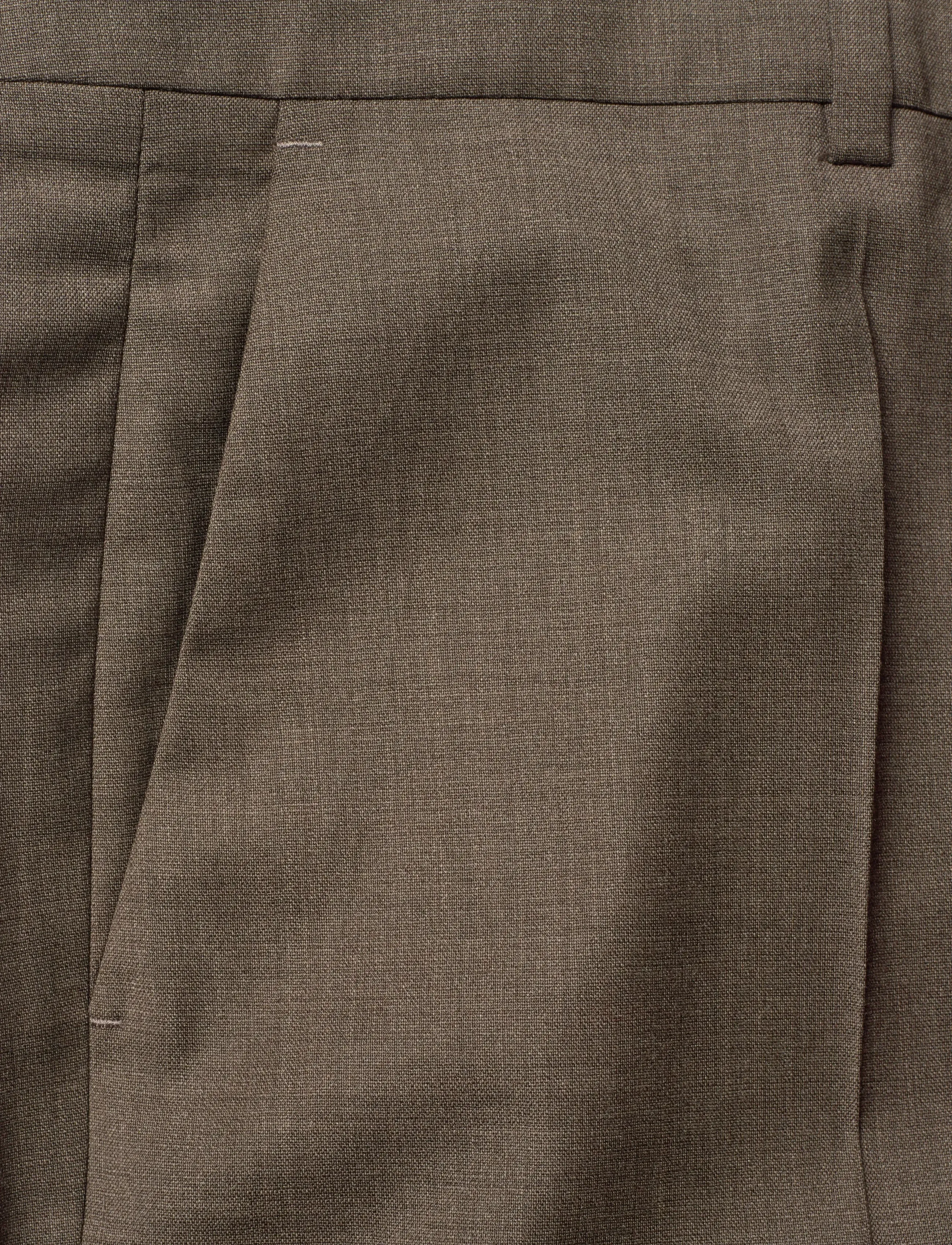Filippa K - Emma Cropped Cool Wool Trouser - habitbukser - driftwood - 2
