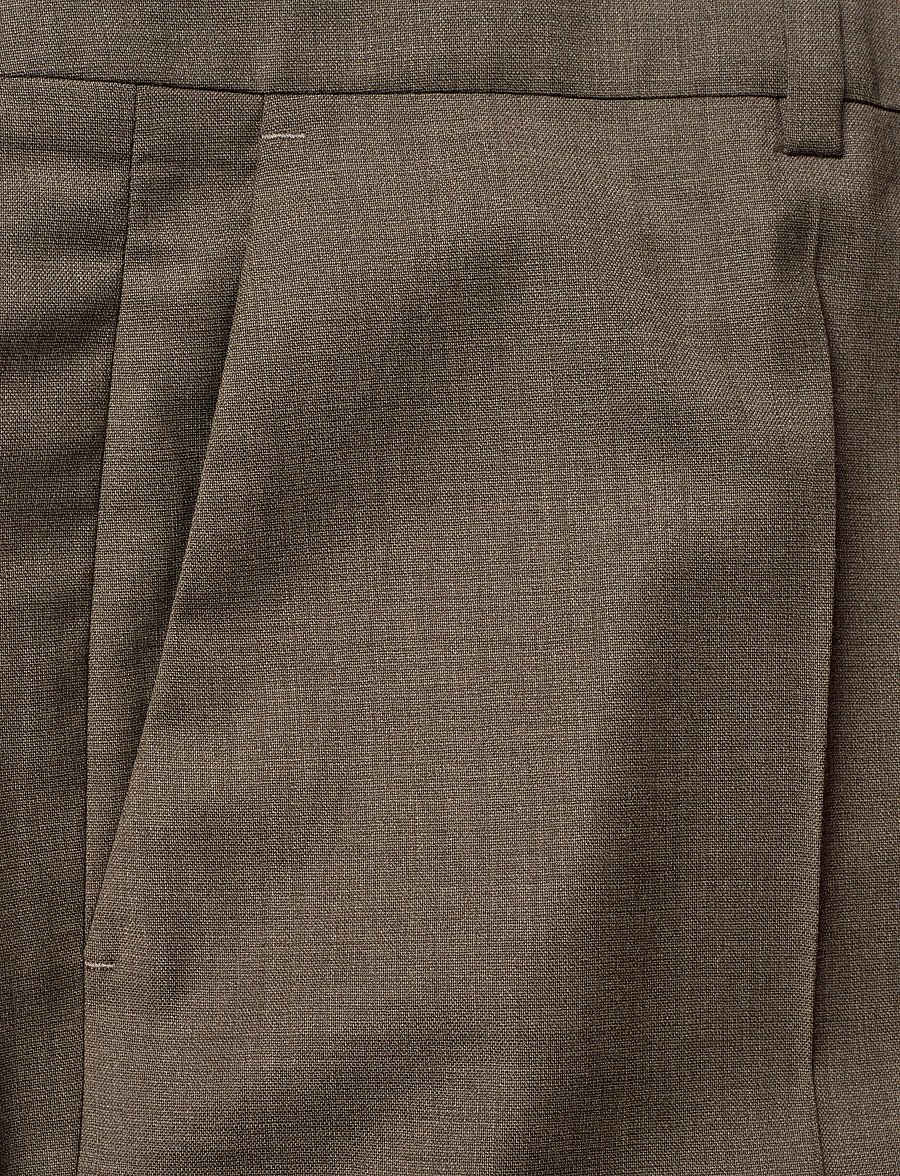 Filippa K - Emma Cropped Cool Wool Trouser - anzugshosen - driftwood - 2