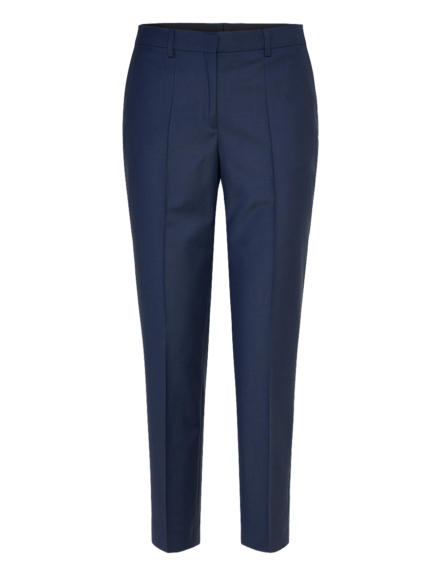Filippa K - Emma Cropped Cool Wool Trouser - anzugshosen - faded blue - 1
