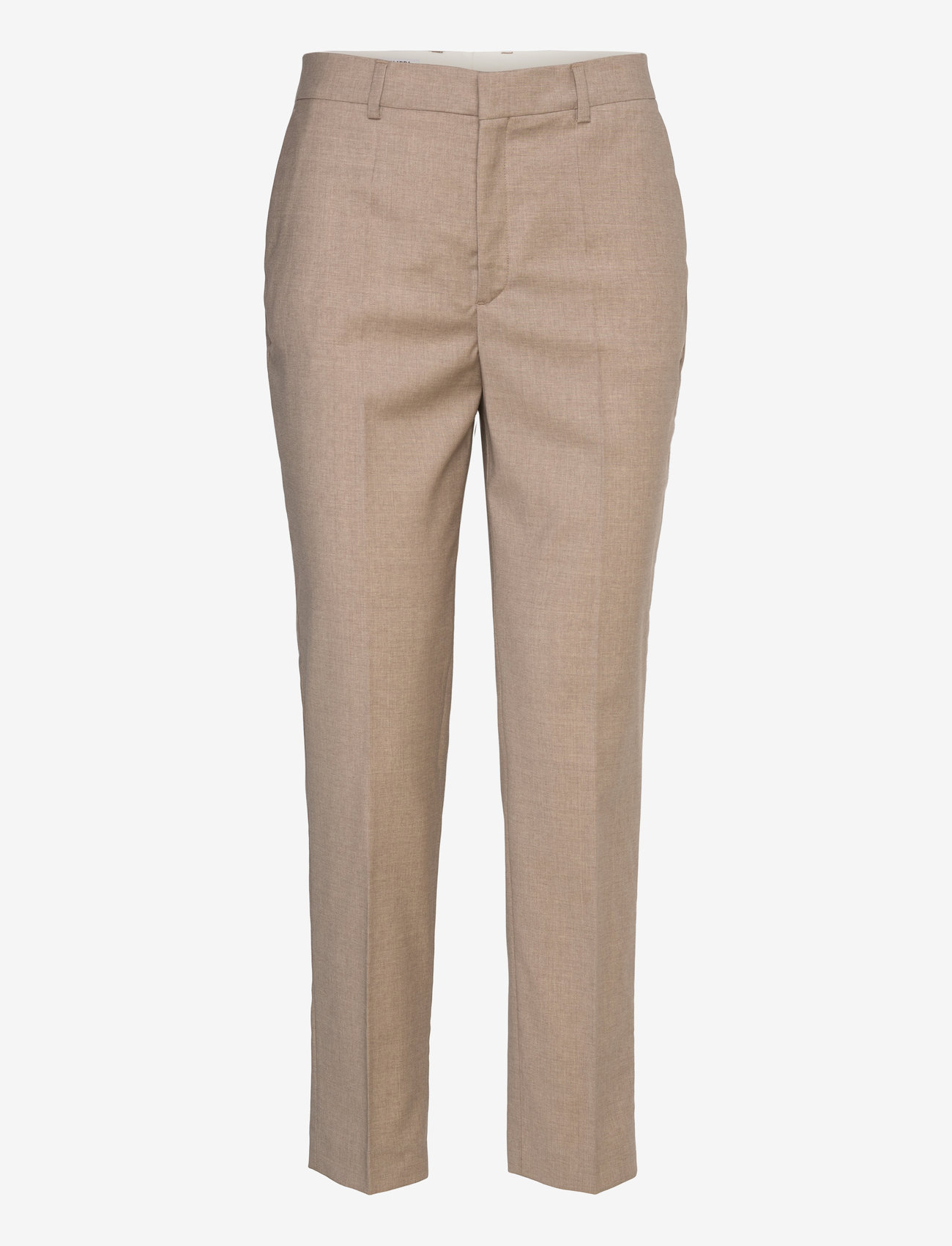 Filippa K - Emma Cropped Cool Wool Trouser - pidulikud püksid - faded khaki - 0