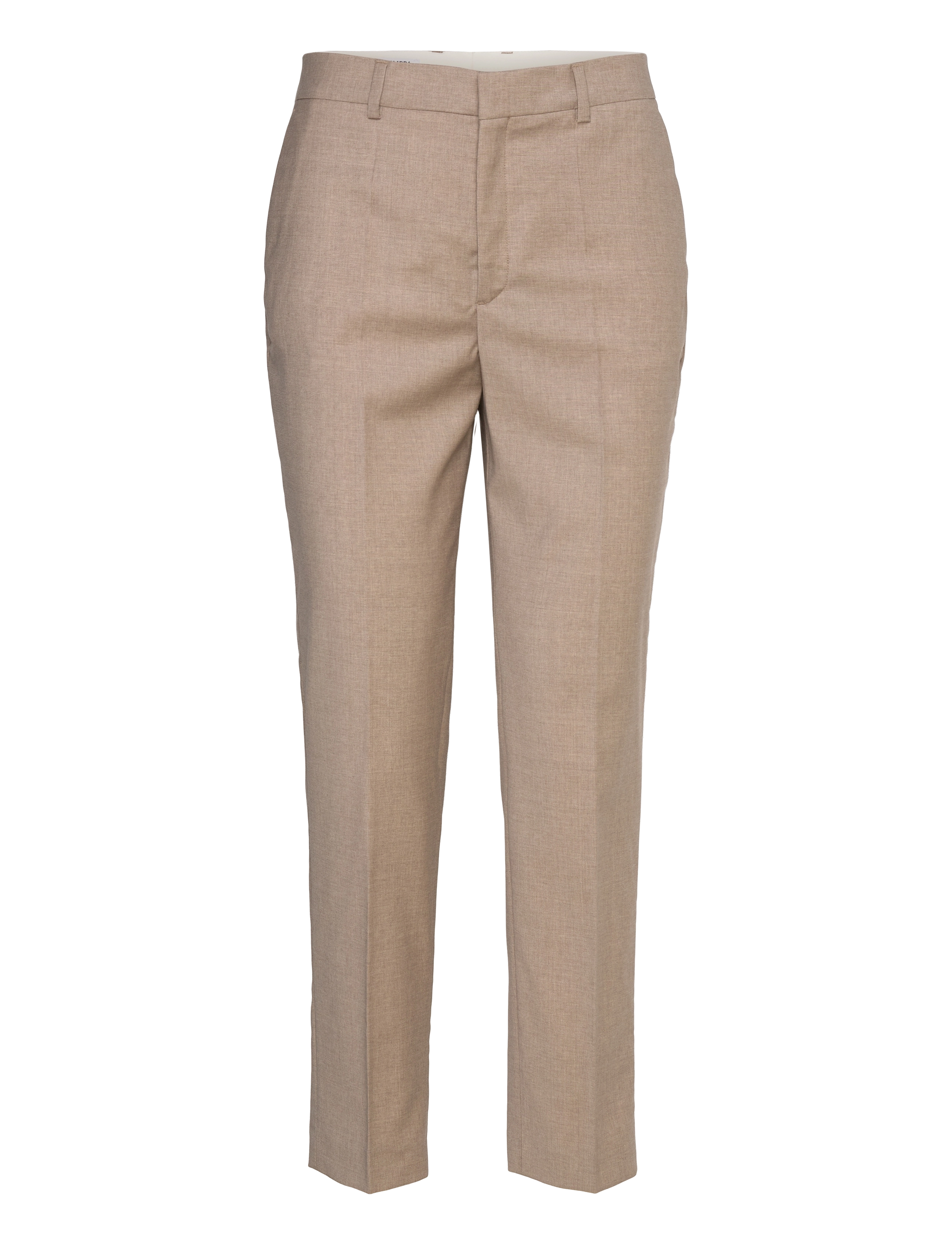 Filippa K Emma Cropped Cool Wool Trouser - Riided - FADED KHAKI / beige