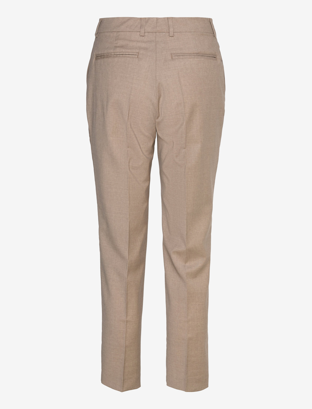 Filippa K - Emma Cropped Cool Wool Trouser - pidulikud püksid - faded khaki - 1