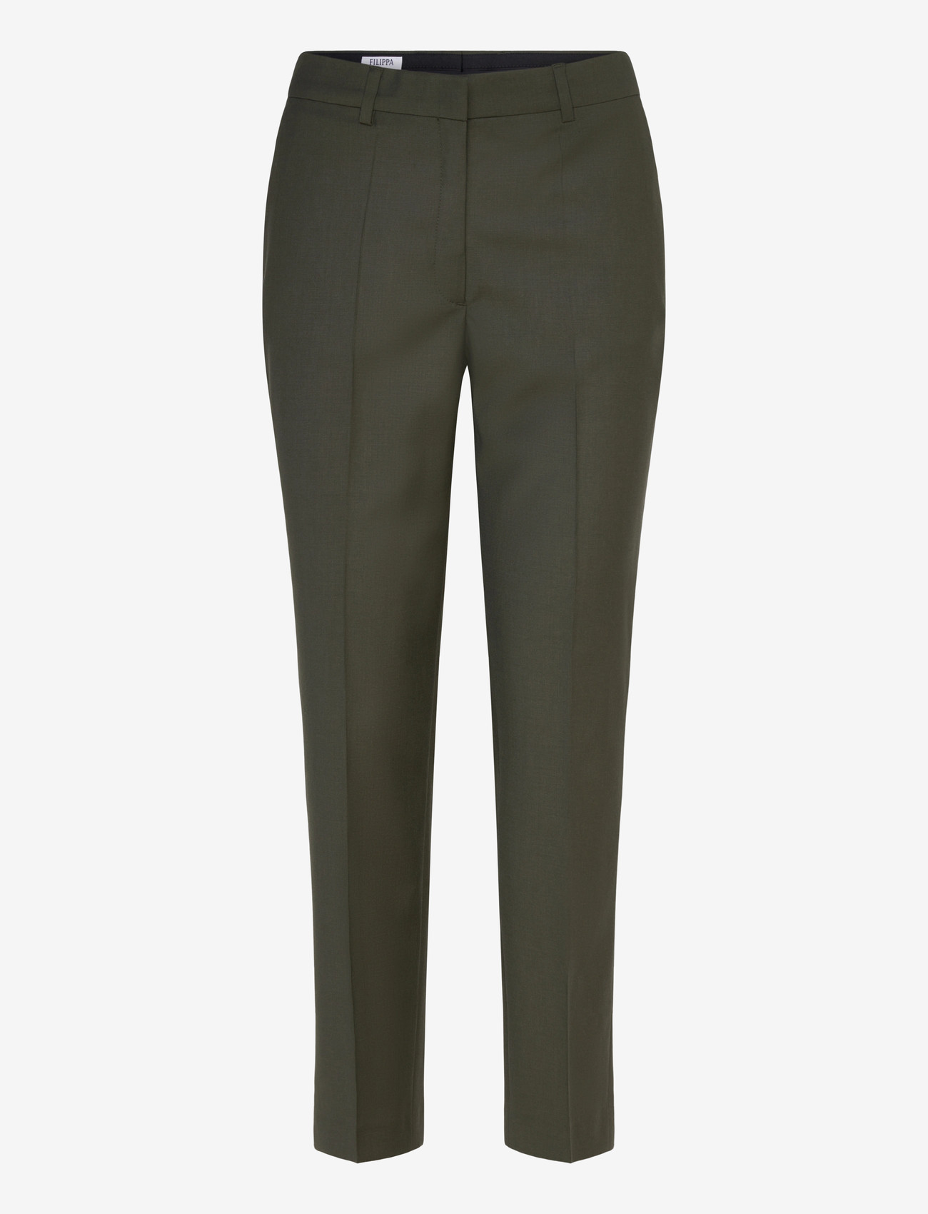 Filippa K - Emma Cropped Cool Wool Trouser - pidulikud püksid - midnight green - 0