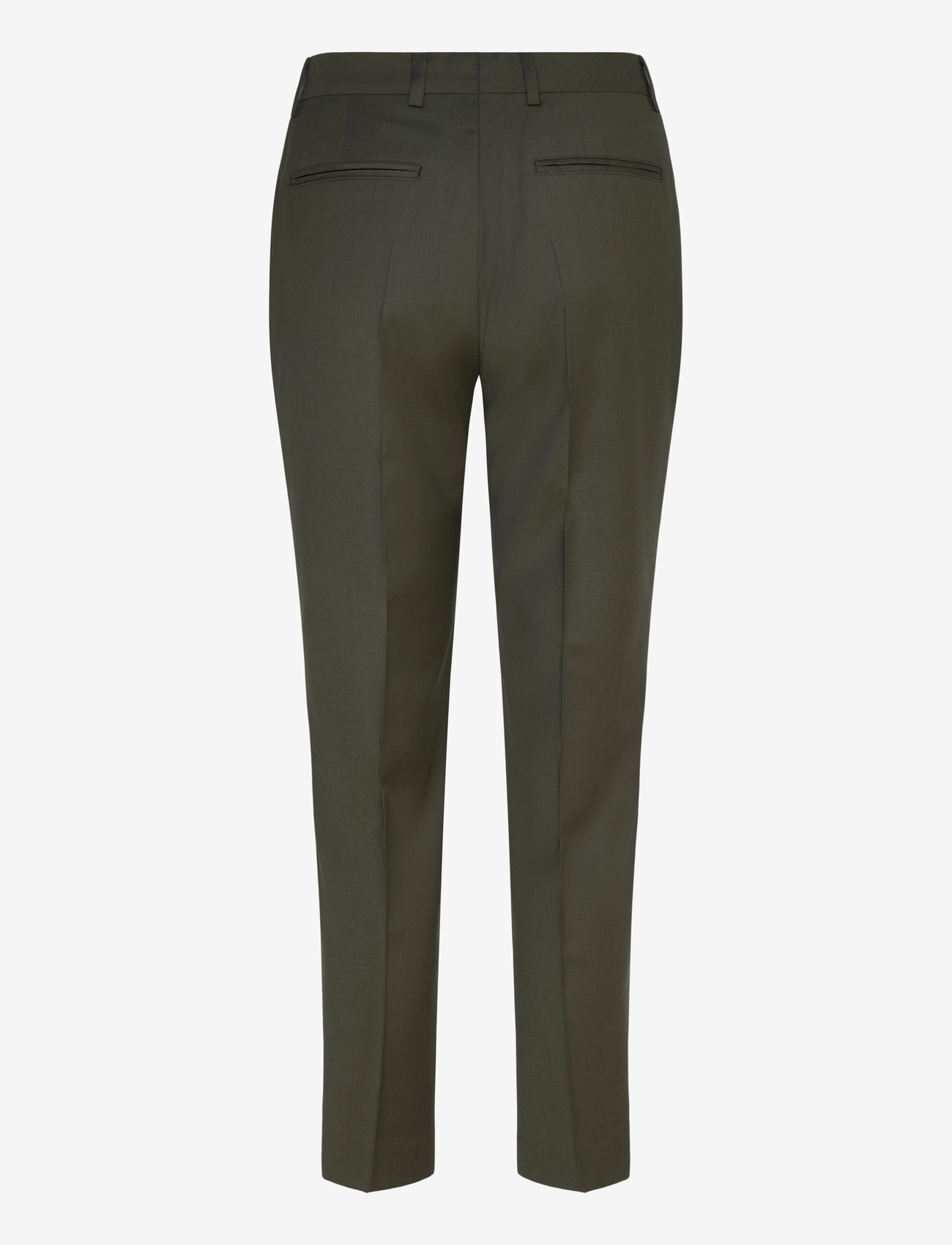 Filippa K - Emma Cropped Cool Wool Trouser - pidulikud püksid - midnight green - 1