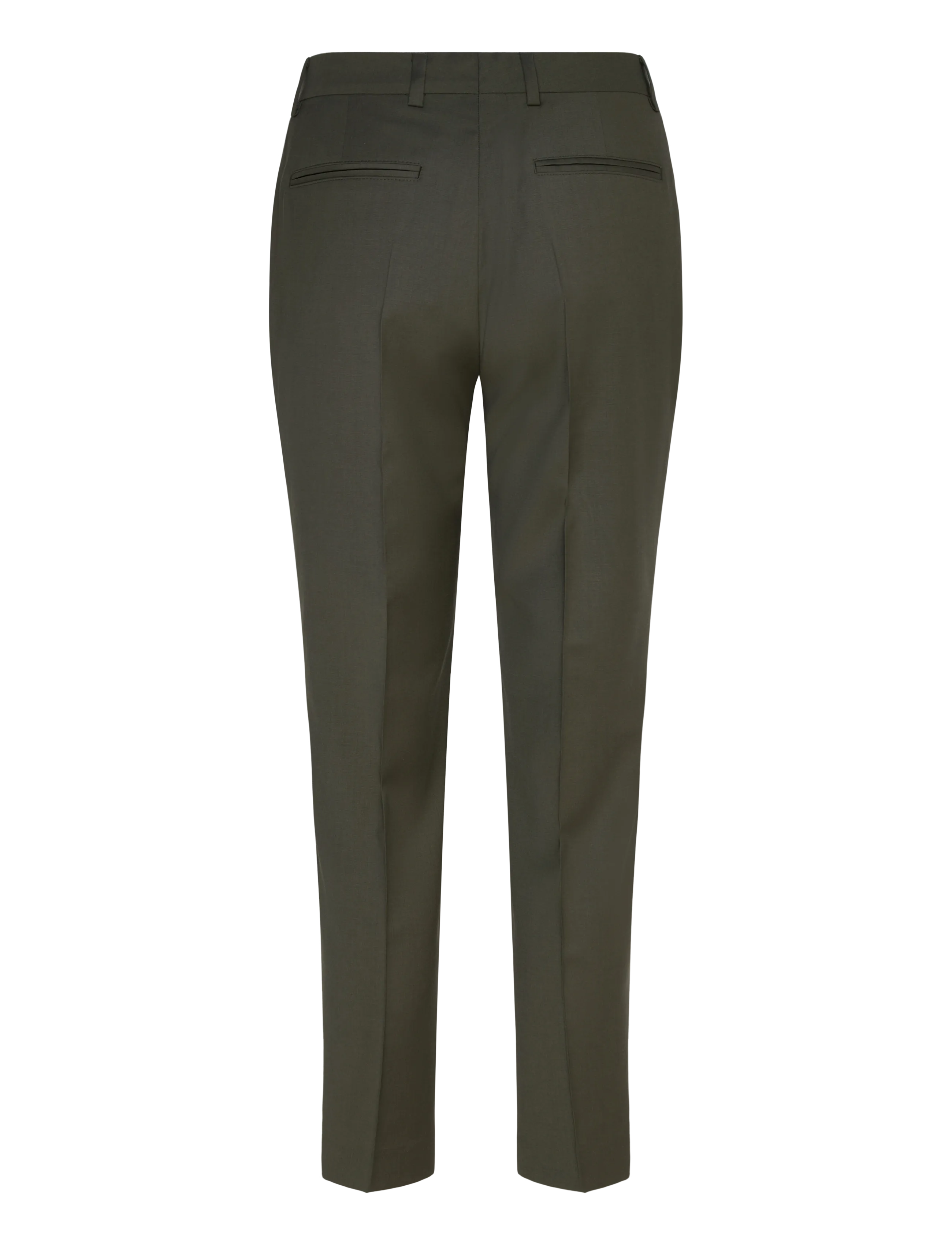 Filippa K - Emma Cropped Cool Wool Trouser - anzugshosen - midnight green - 2