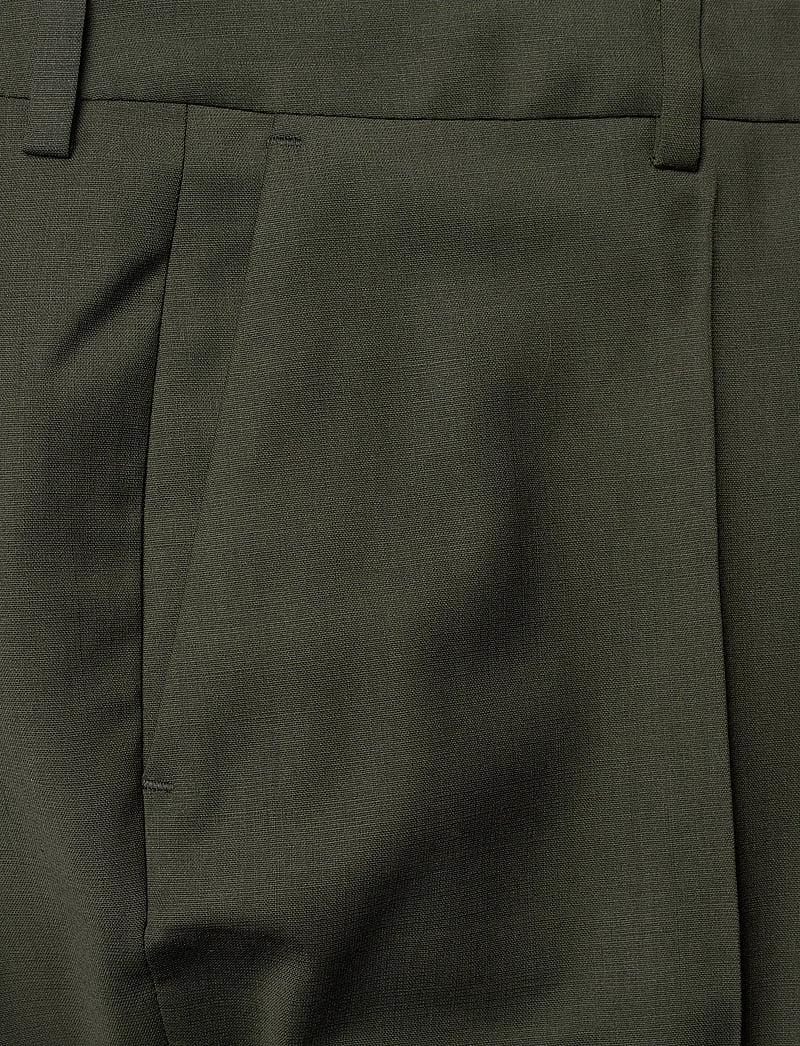 Filippa K - Emma Cropped Cool Wool Trouser - pidulikud püksid - midnight green - 2