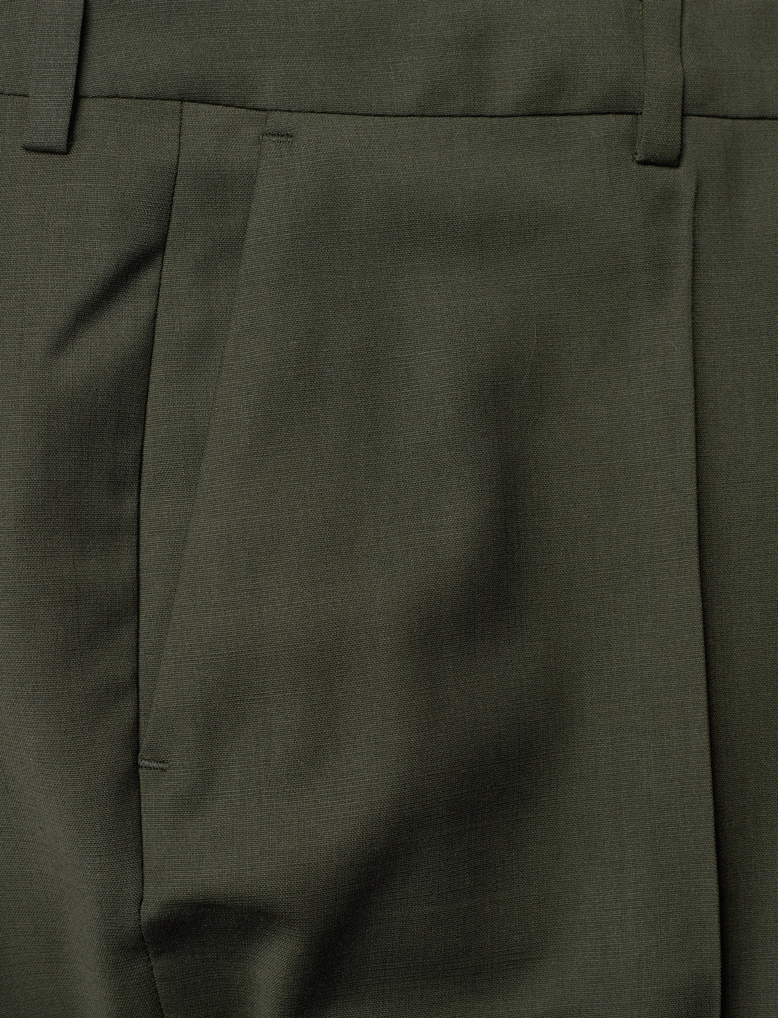 Filippa K - Emma Cropped Cool Wool Trouser - anzugshosen - midnight green - 5