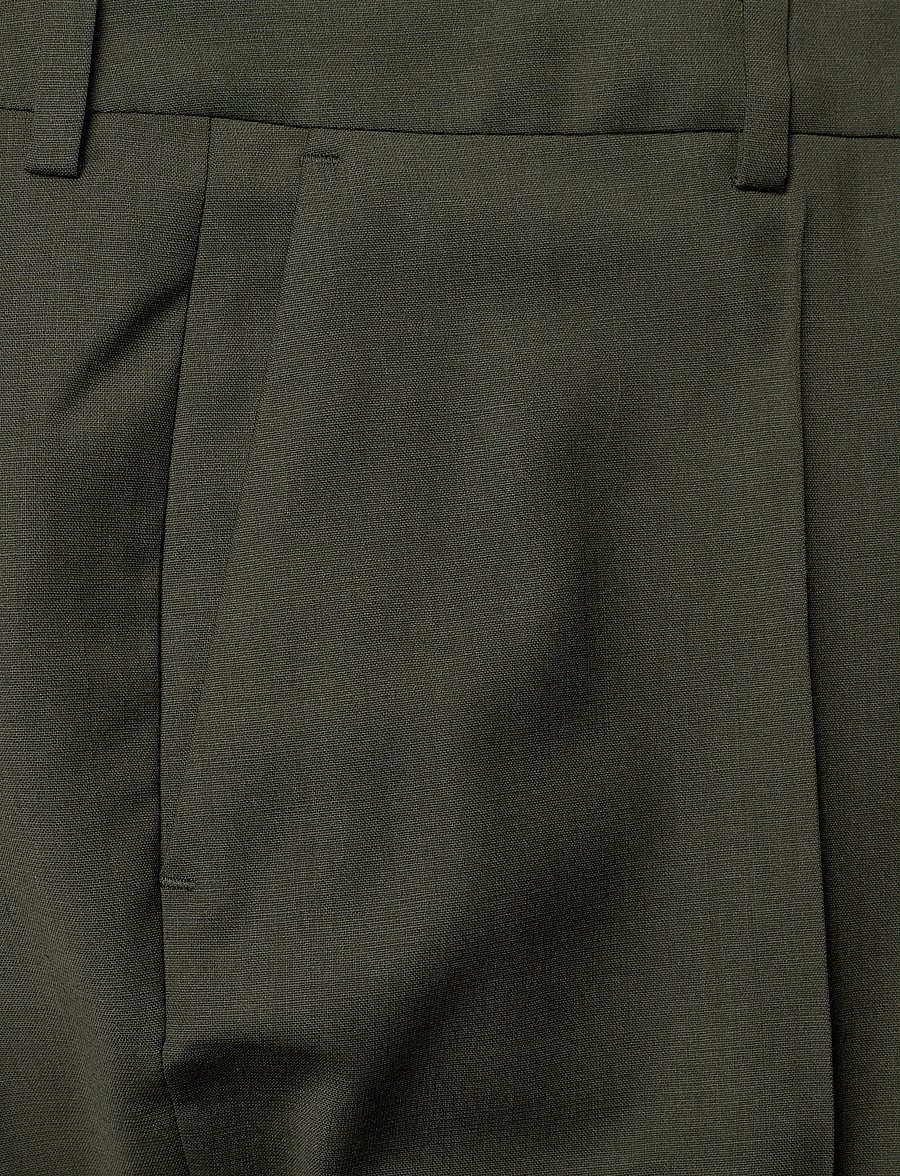 Filippa K - Emma Cropped Cool Wool Trouser - anzugshosen - midnight green - 5