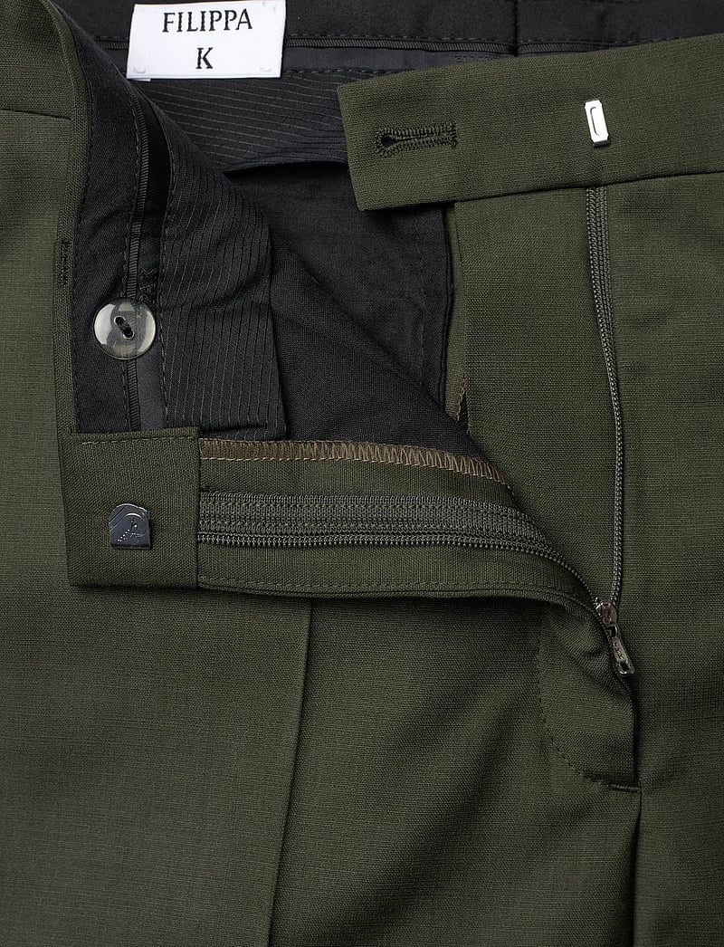 Filippa K - Emma Cropped Cool Wool Trouser - pidulikud püksid - midnight green - 3