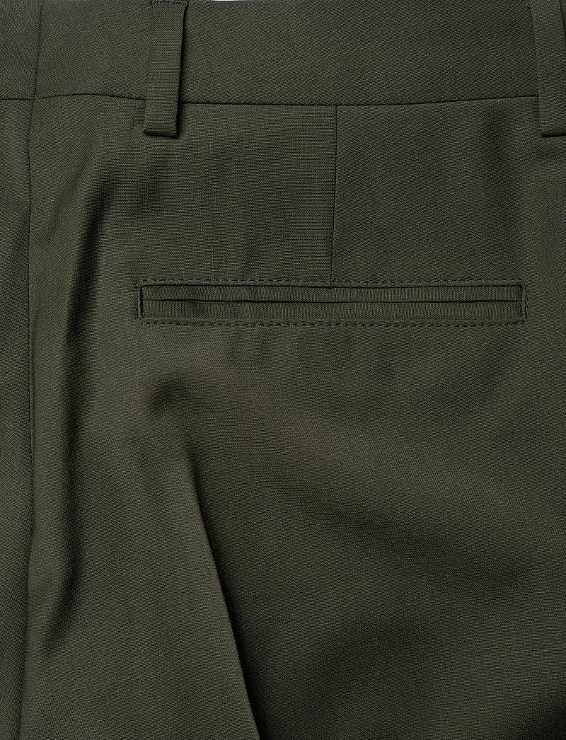 Filippa K - Emma Cropped Cool Wool Trouser - pidulikud püksid - midnight green - 4