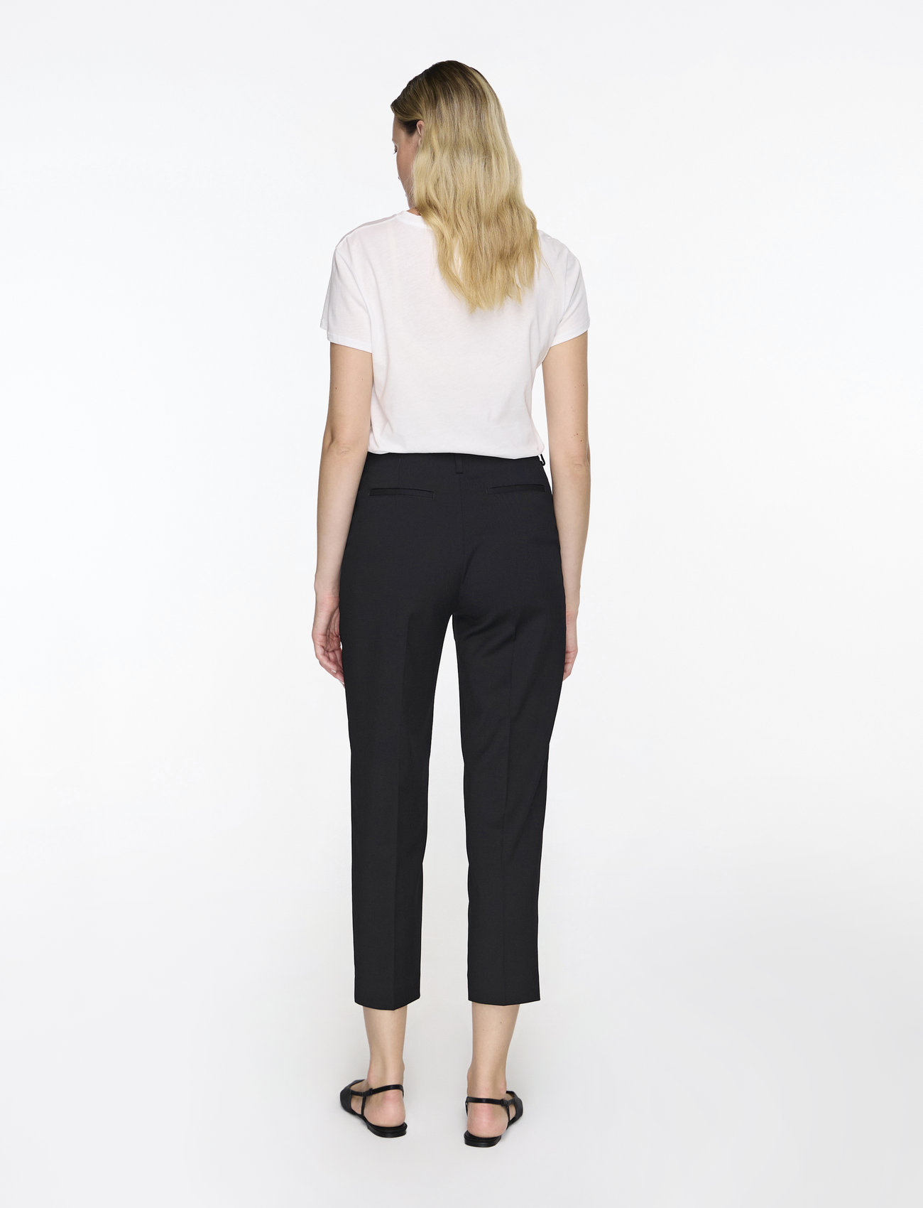 Filippa K - Karlie Trousers - kostymbyxor - black - 4