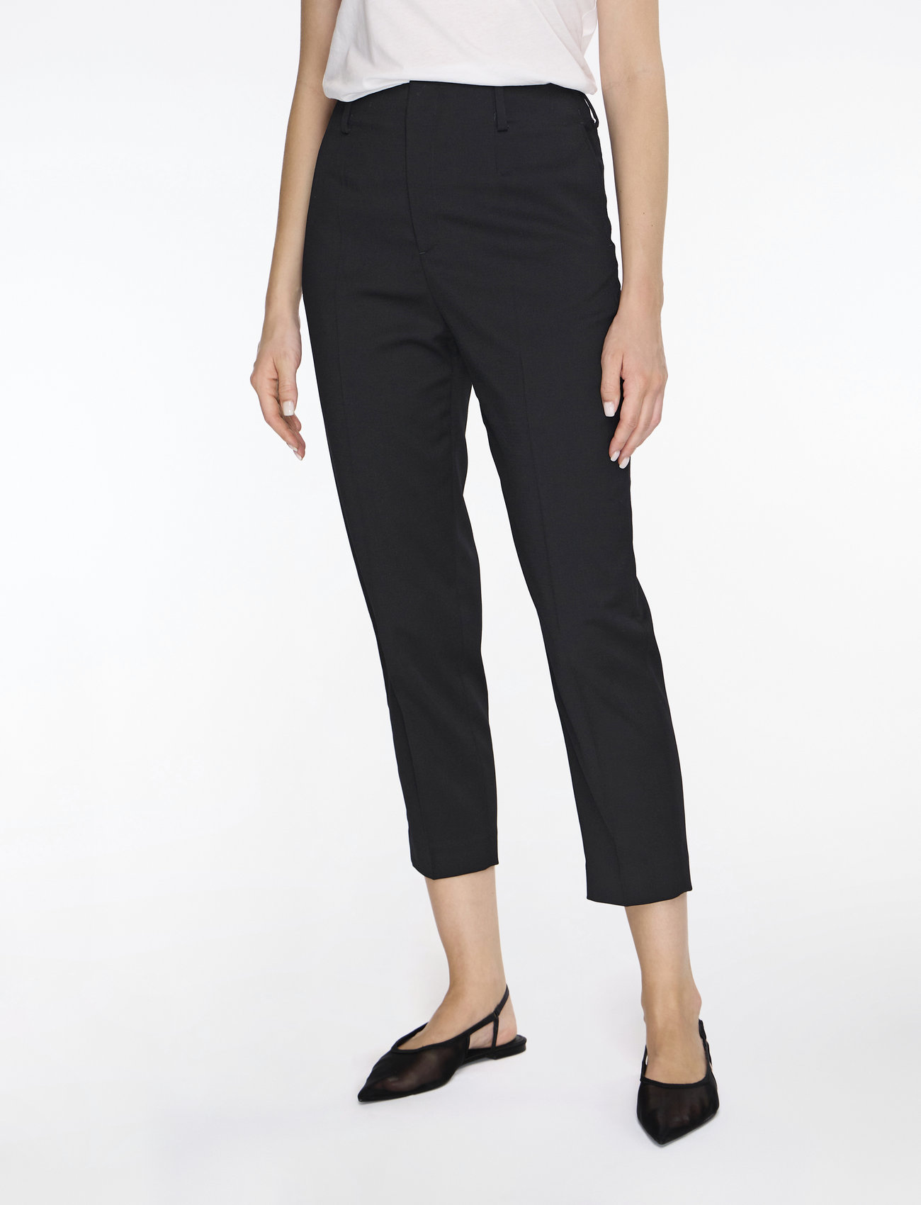 Filippa K - Karlie Trousers - kostymbyxor - black - 0
