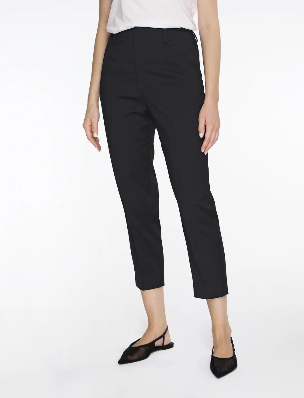 Filippa K - Karlie Trousers - kostymbyxor - black - 0