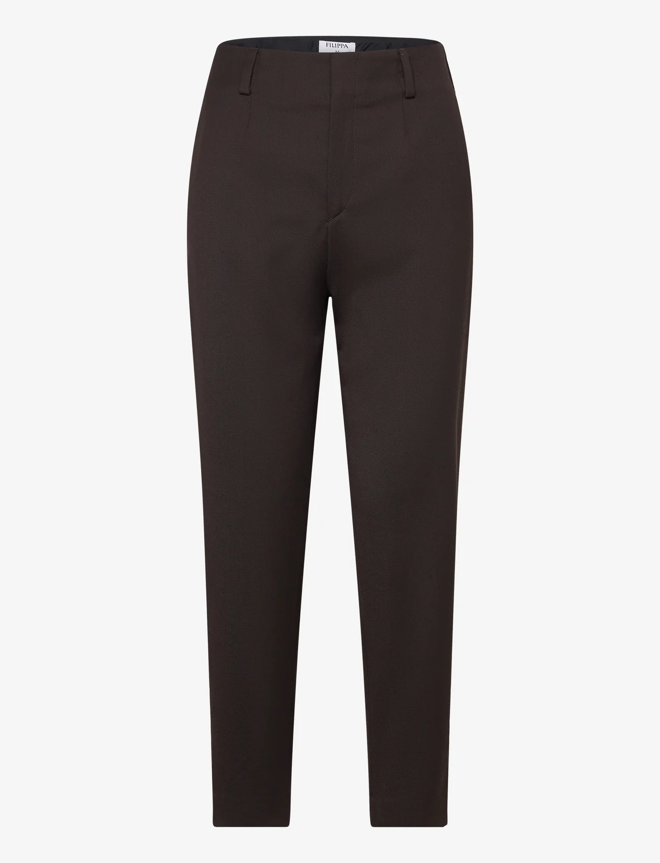 Filippa K - Karlie Trousers - tailored trousers - dark brown - 0