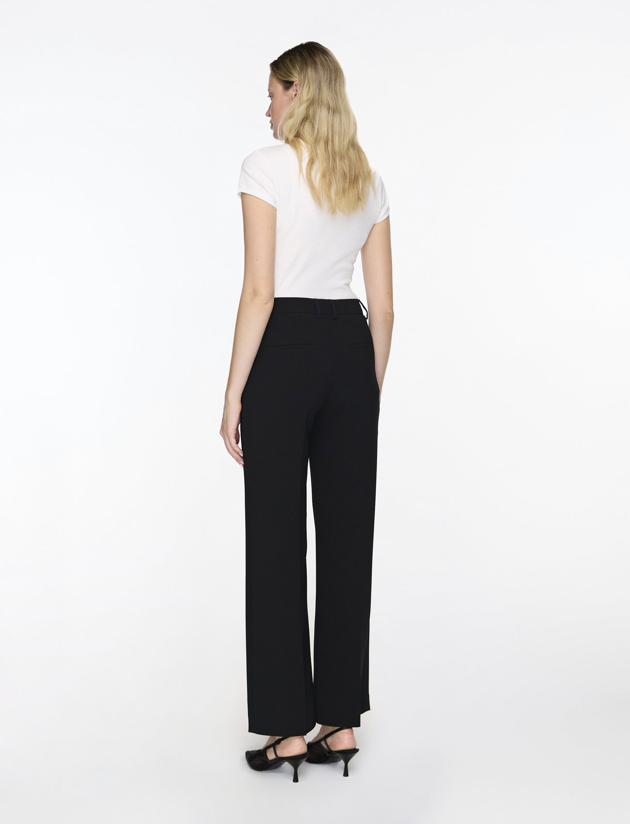 Filippa K - Hutton Trousers - kostymbyxor - black - 3