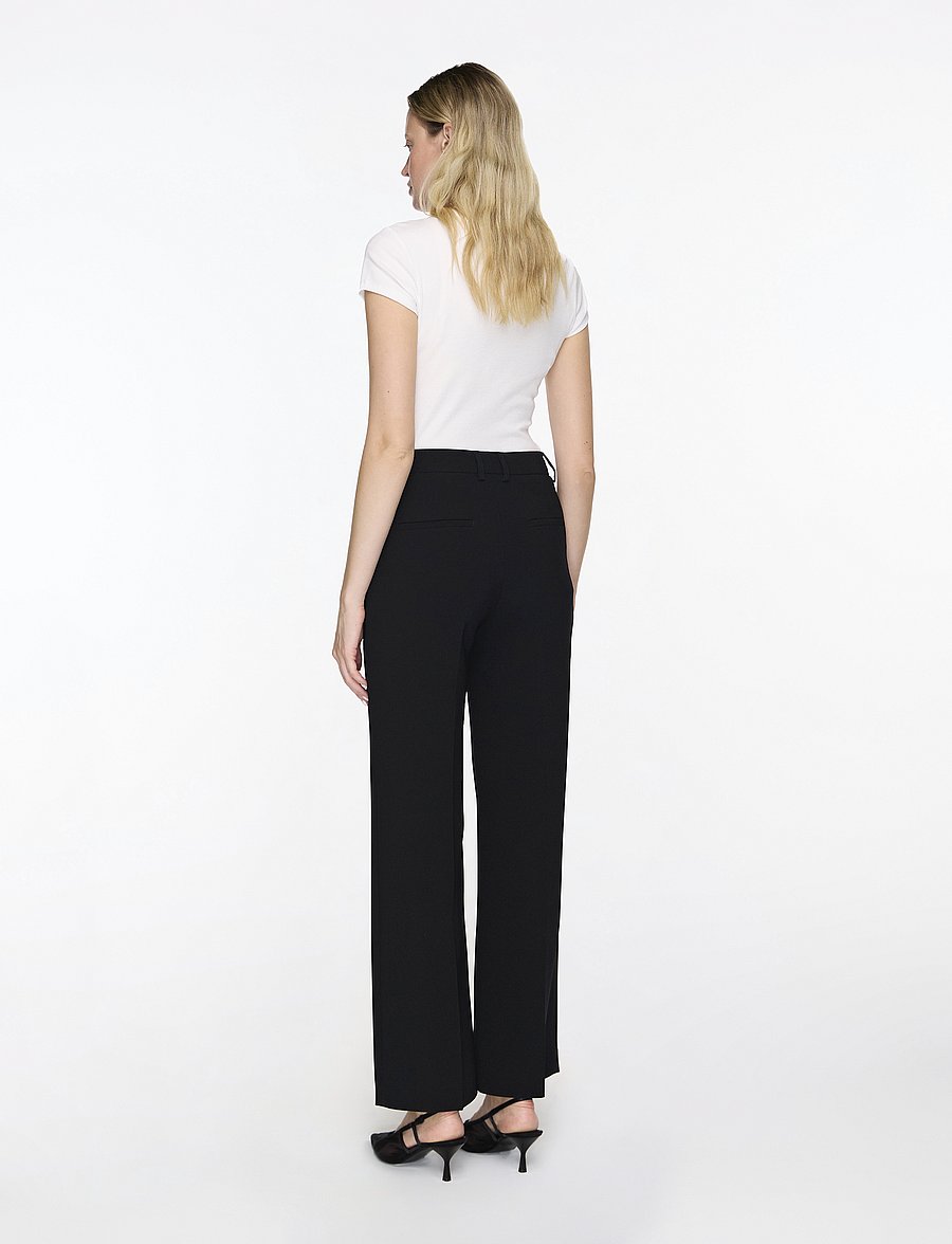 Filippa K - Hutton Trousers - pantalons - black - 3