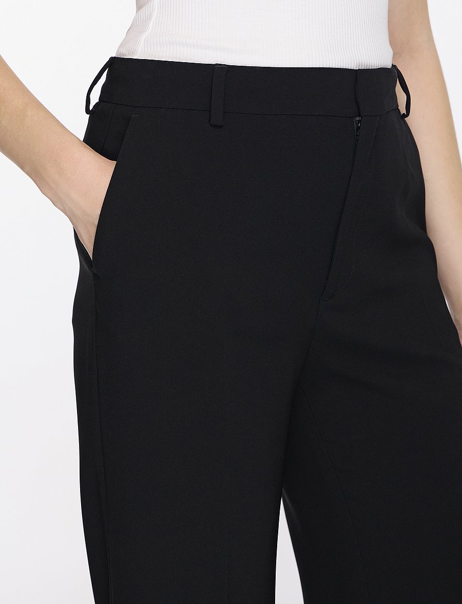 Filippa K - Hutton Trousers - pantalons - black - 4