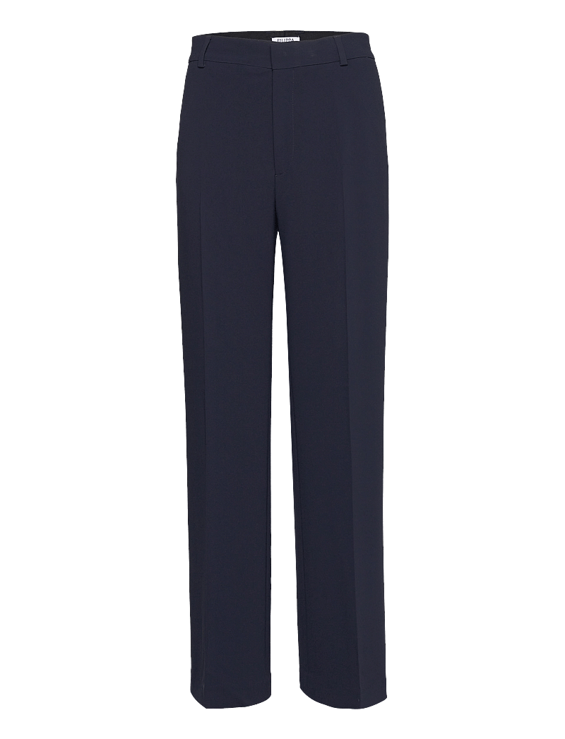 Filippa K - Hutton Trousers - kostymbyxor - navy - 0