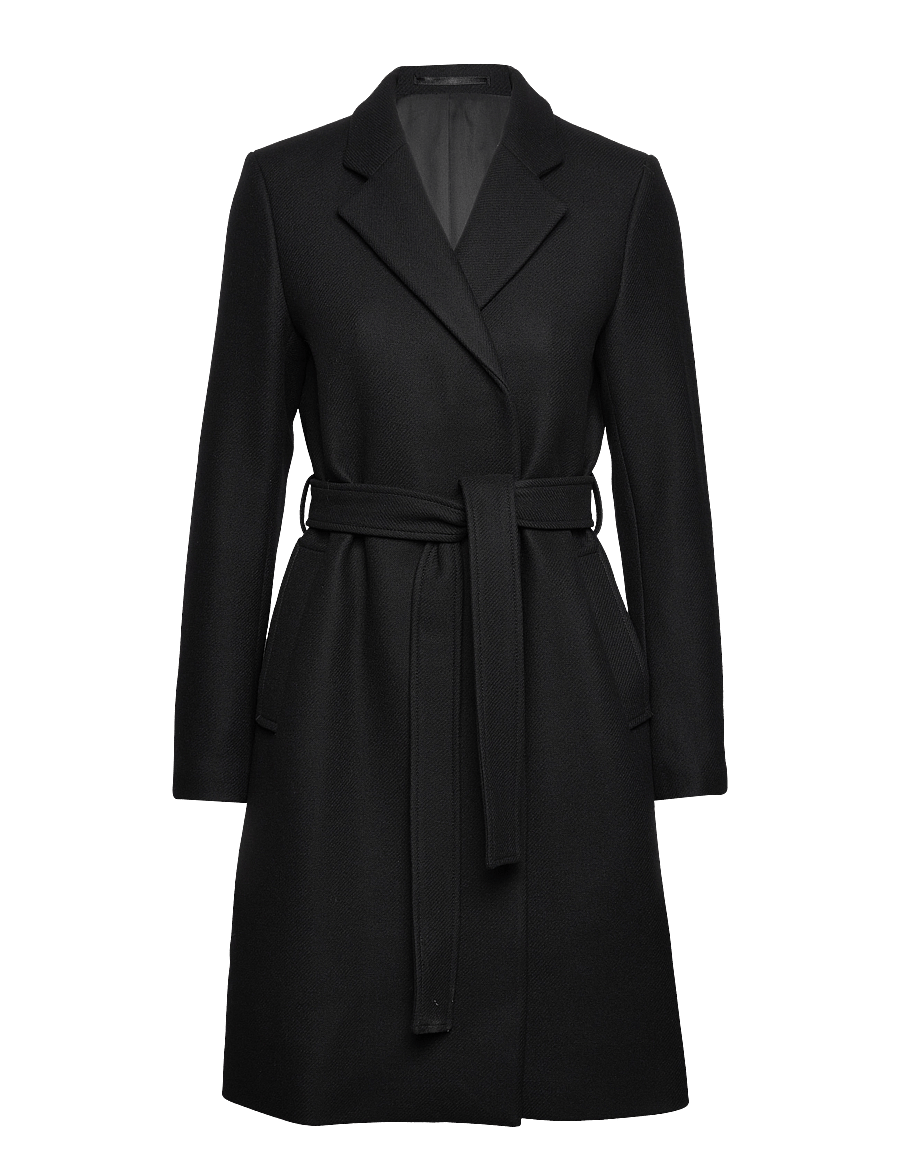 Filippa K - Kaya Coat - ullkappor - black - 0