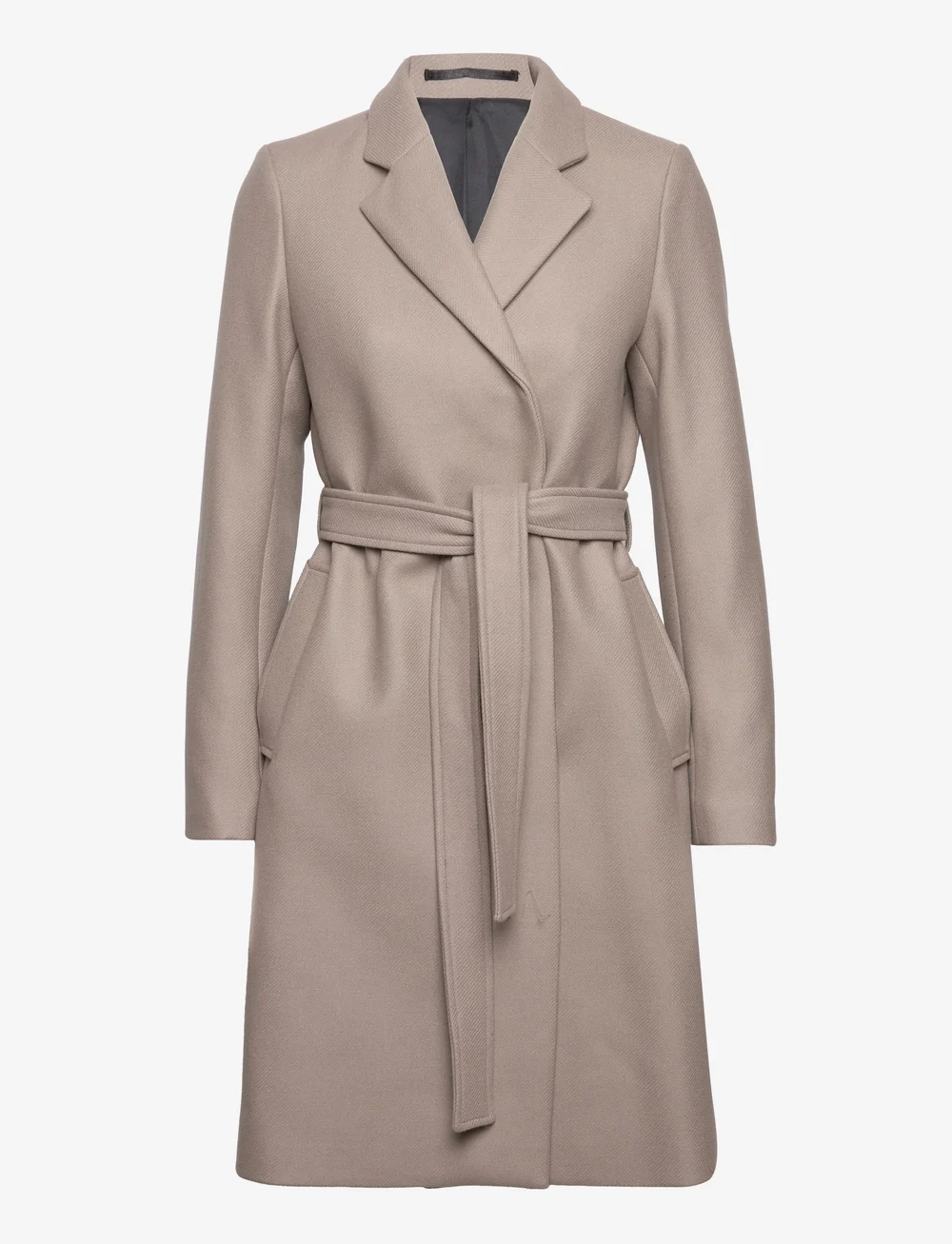 Filippa K - Kaya Coat - ullkappor - taupe - 0
