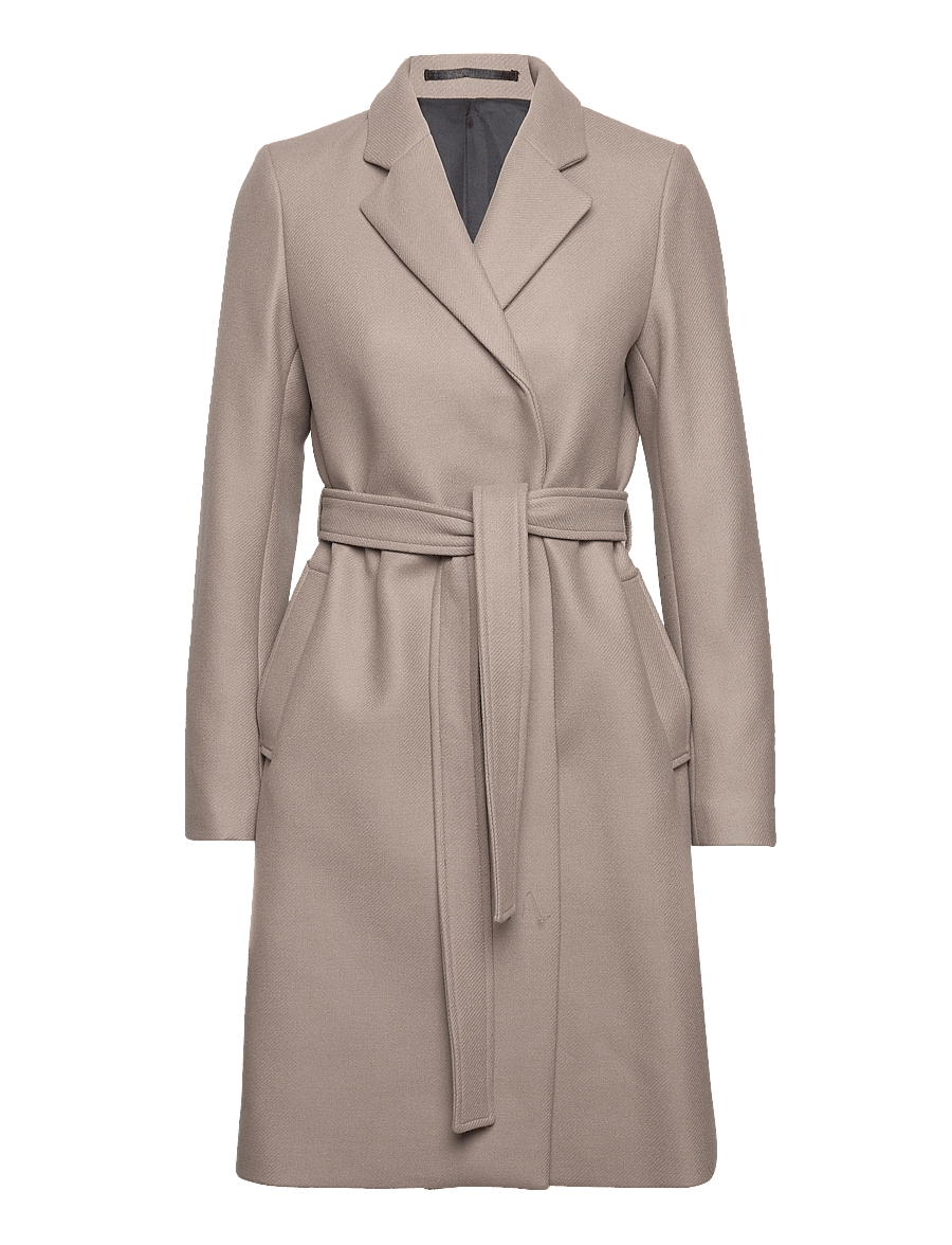 Filippa K - Kaya Coat - vilnoniai paltai - taupe - 0