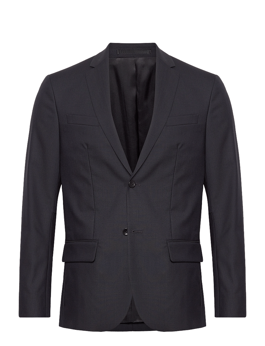 Filippa K - Rick Wool Jacket - enkelknäppta kavajer - dk. navy - 0