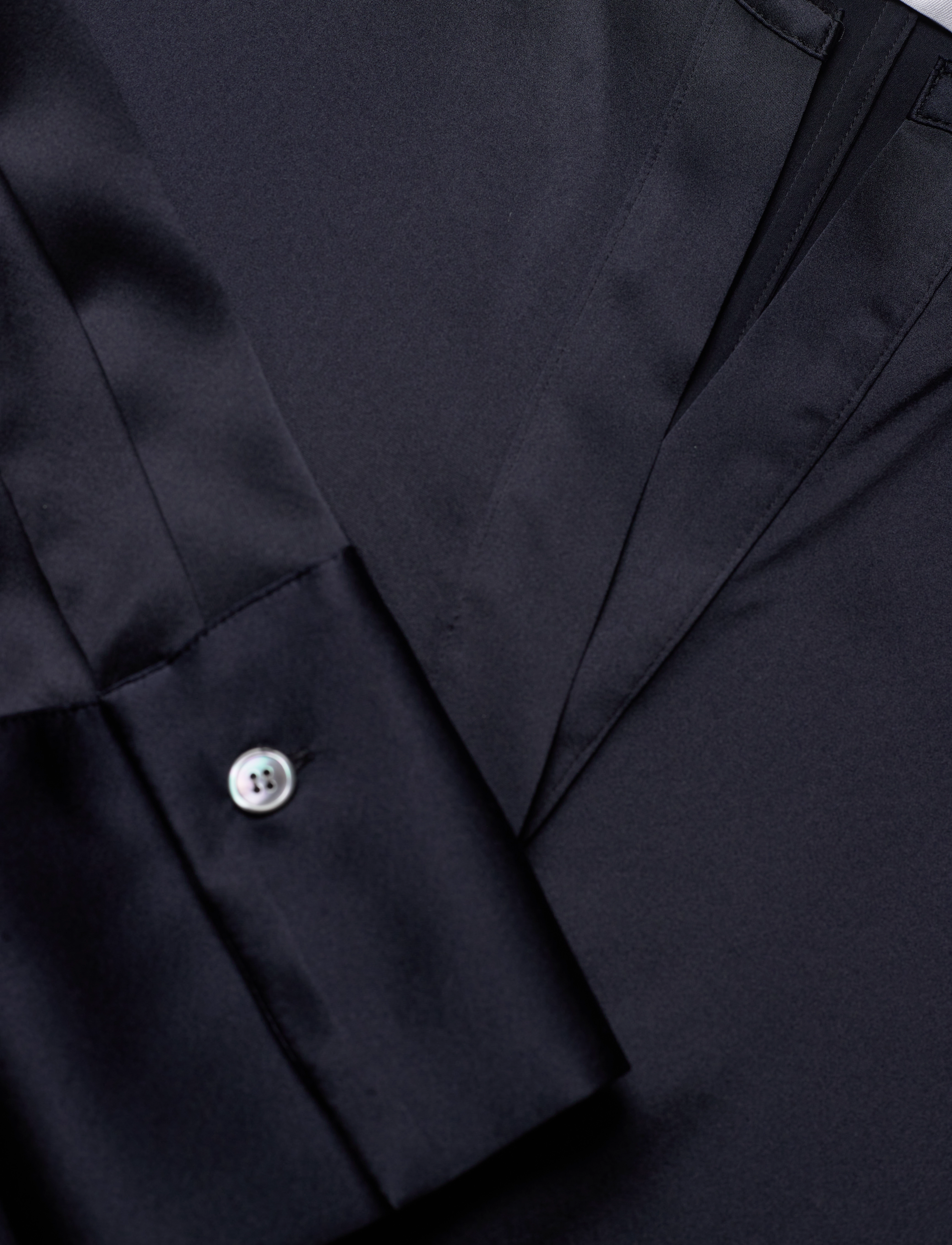 Filippa K - Pull-on Silk Blouse - navy - 2