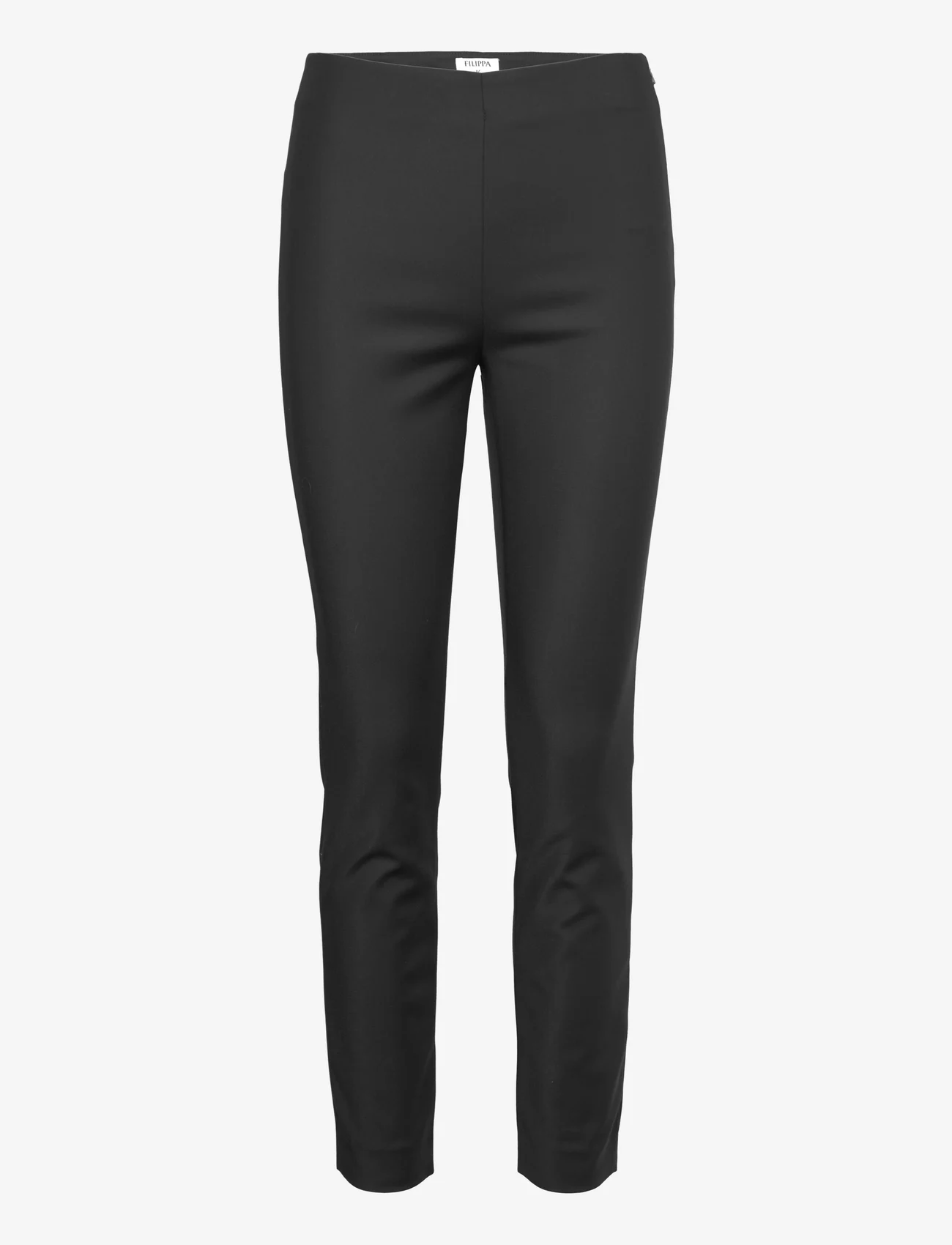 Filippa K - Mila Slim Trousers - kitsalõikelised püksid - black - 0