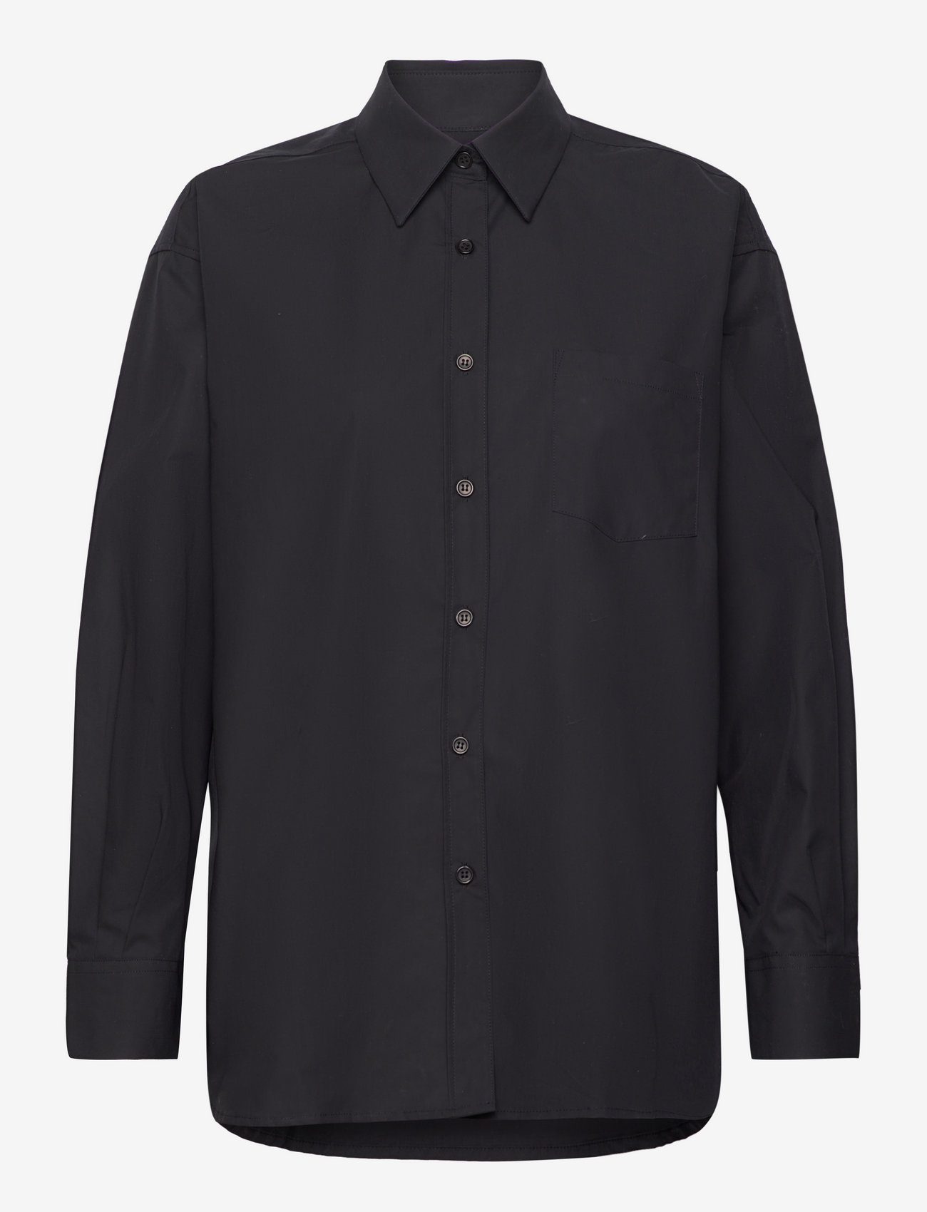 Filippa K - Sammy Shirt - langermede skjorter - black - 0