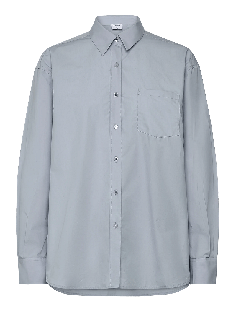 Filippa K - Sammy Shirt - jeansskjortor - fog blue - 0