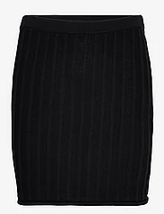 Filippa K - Cotton Rib Knit Skirt - gebreide rokken - black - 0