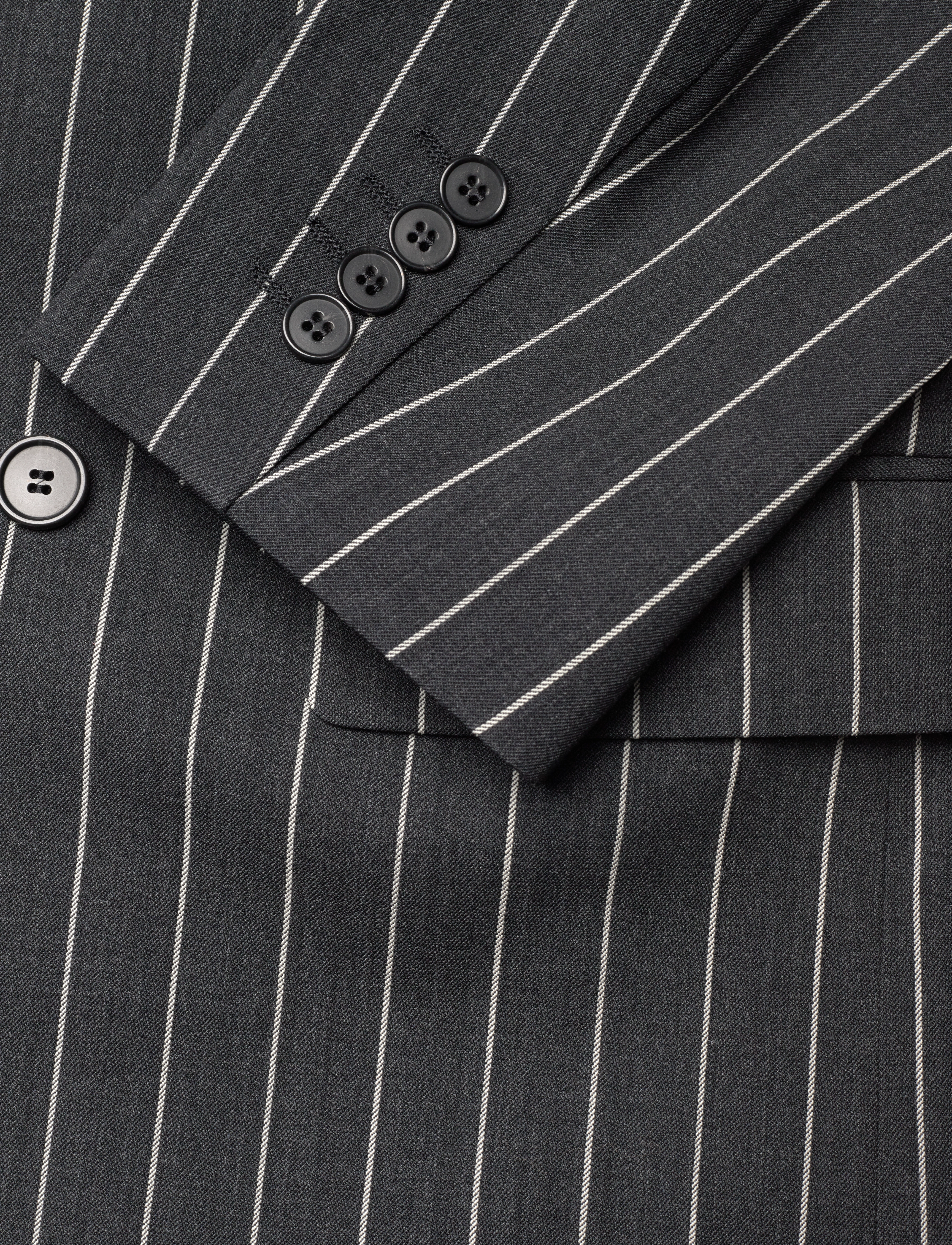 Filippa K - Double Breasted Pinstripe Blaz - anthracite - 3