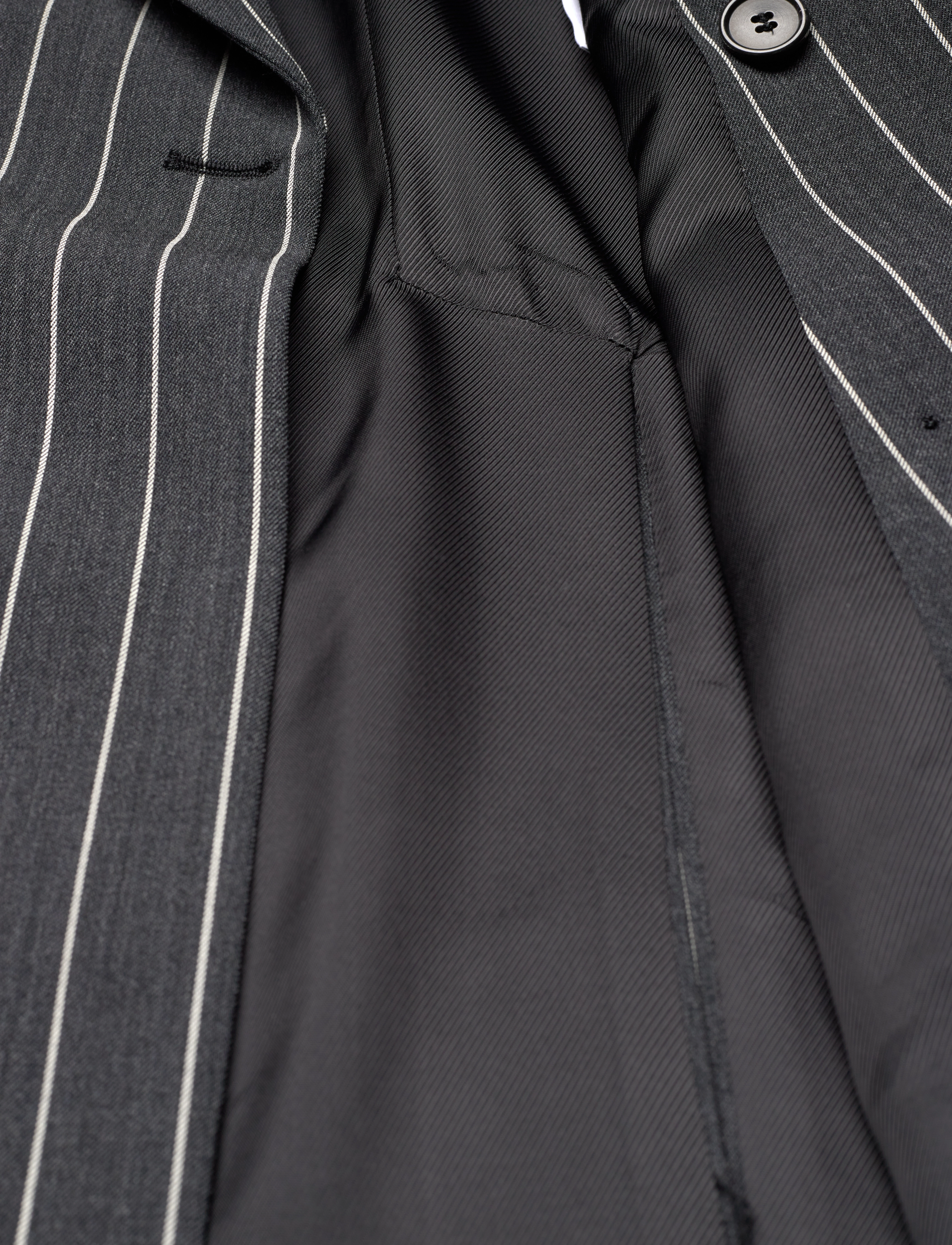 Filippa K - Double Breasted Pinstripe Blaz - anthracite - 4