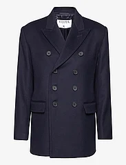 Filippa K - Tailored Peacoat - winter jackets - navy - 0
