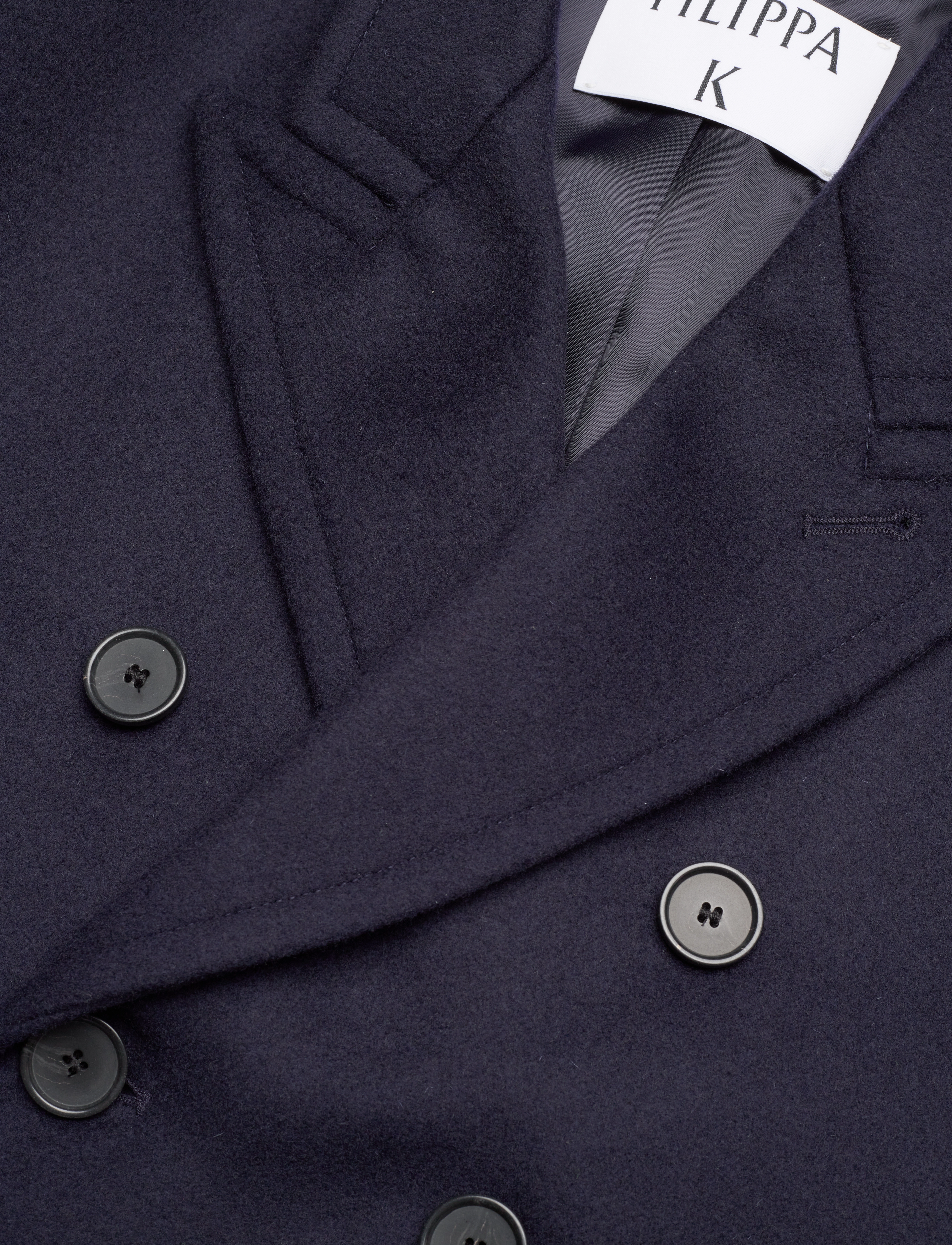 Filippa K - Tailored Peacoat - navy - 3