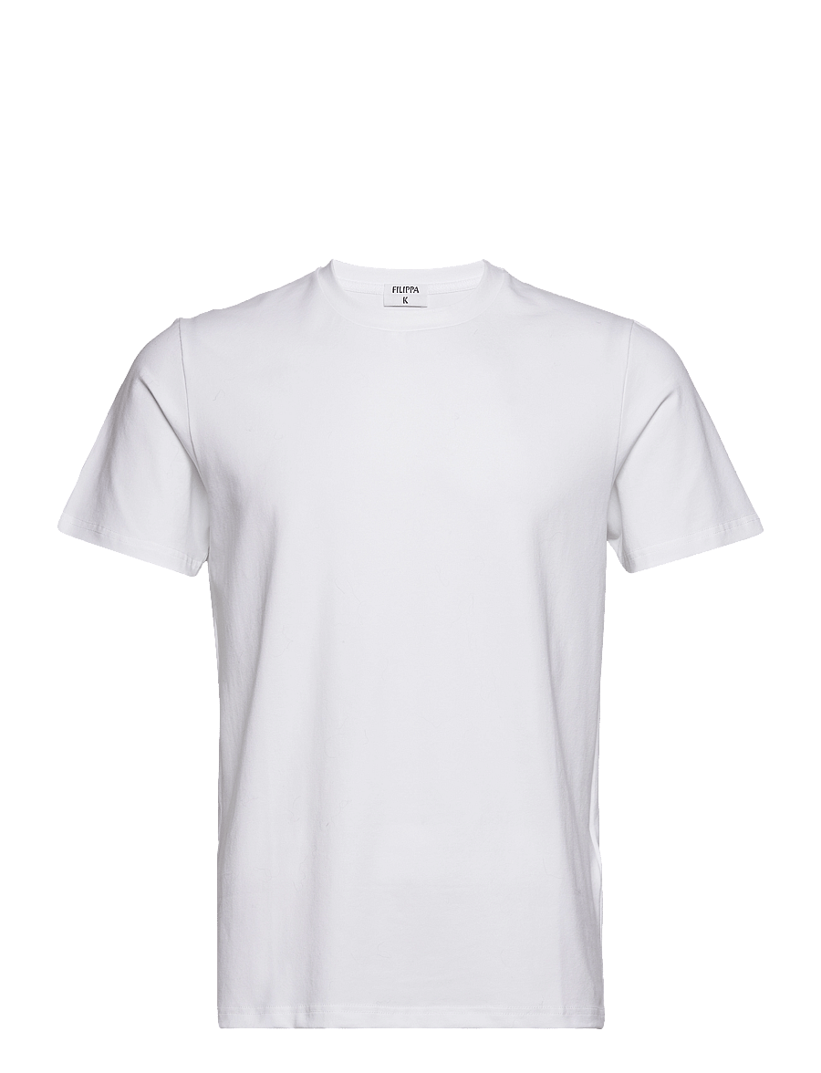 Filippa K - Stretch Cotton Tee - marškinėliai trumpomis rankovėmis - white - 0