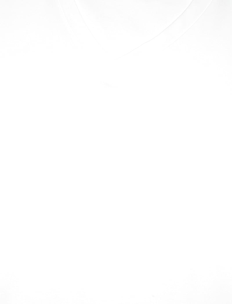 Filippa K - Stretch V-Neck Tee - kortærmede t-shirts - white - 2