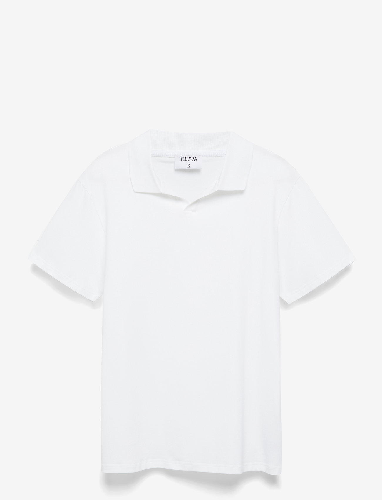 Filippa K - Stretch Cotton Polo T-Shirt - short-sleeved polos - white - 1