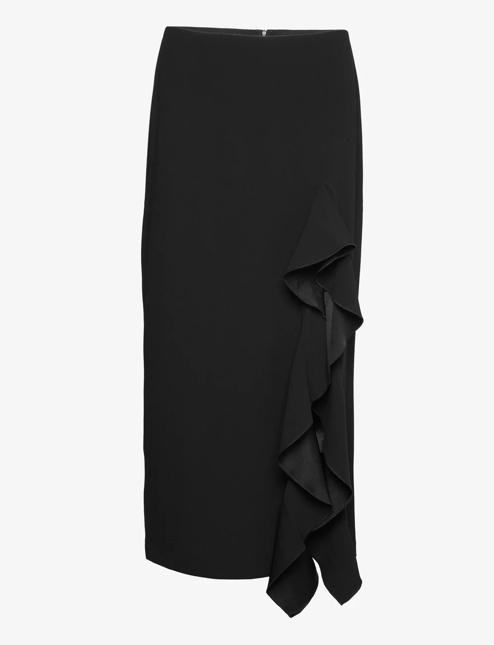Filippa K - Frill Skirt - midi kjolar - black - 0