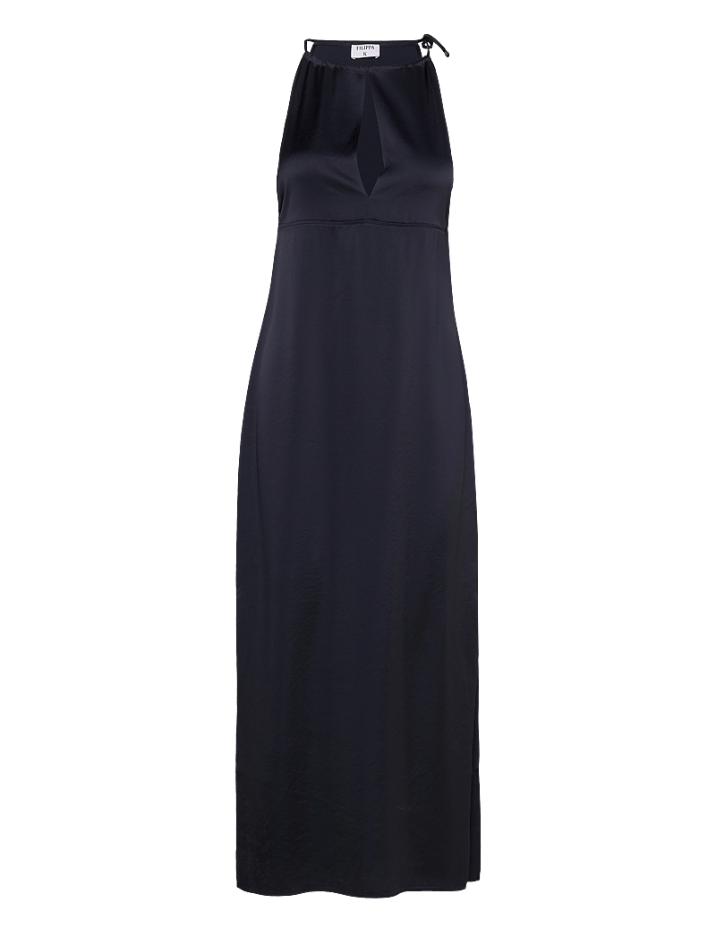 Filippa K Gathered Neck Satin Dress Shoppa P Booztlet filippa-k-gathered-neck-satin-dress-shoppa-p-booztlet
