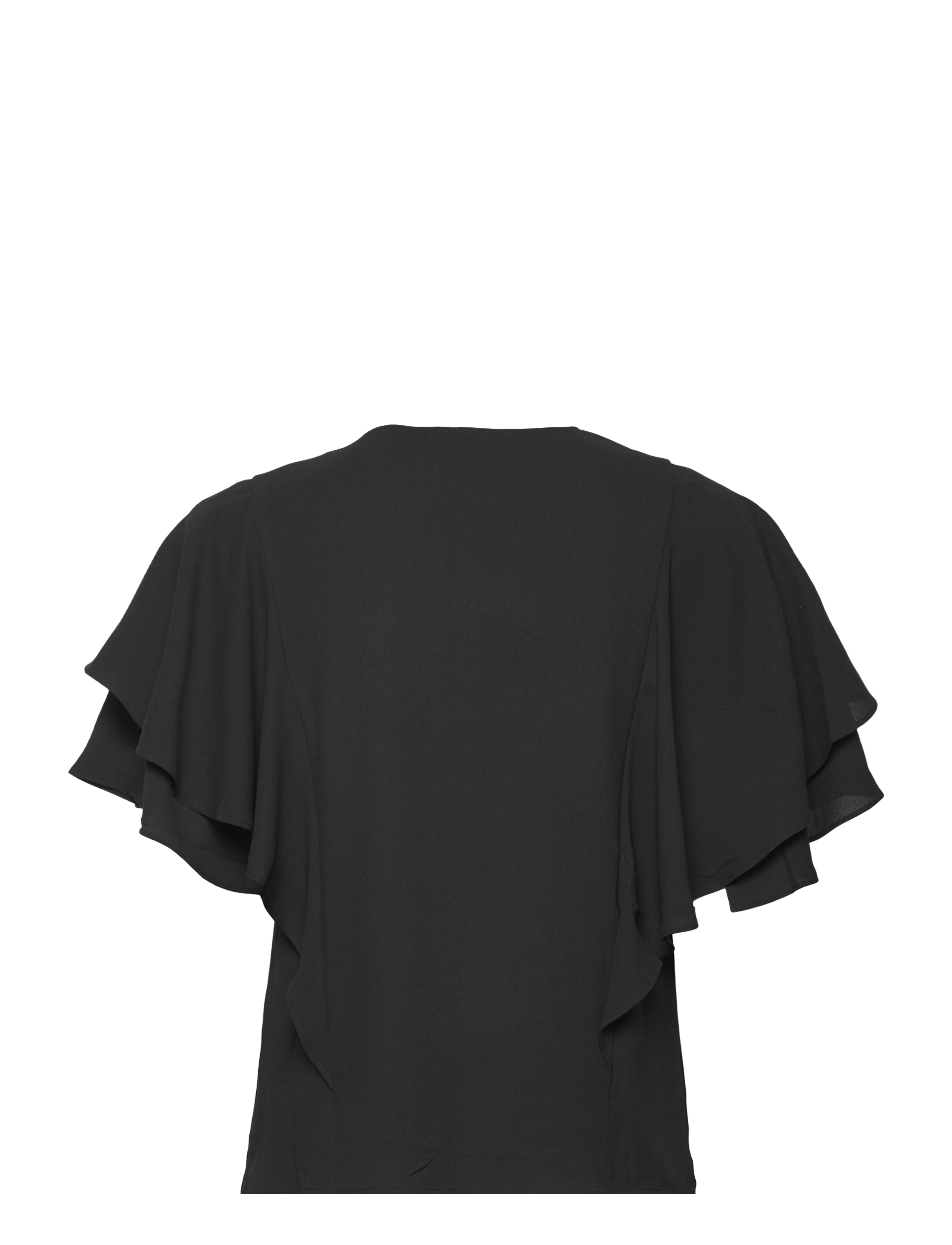 Filippa K - Frill Sleeve Top - black - 1