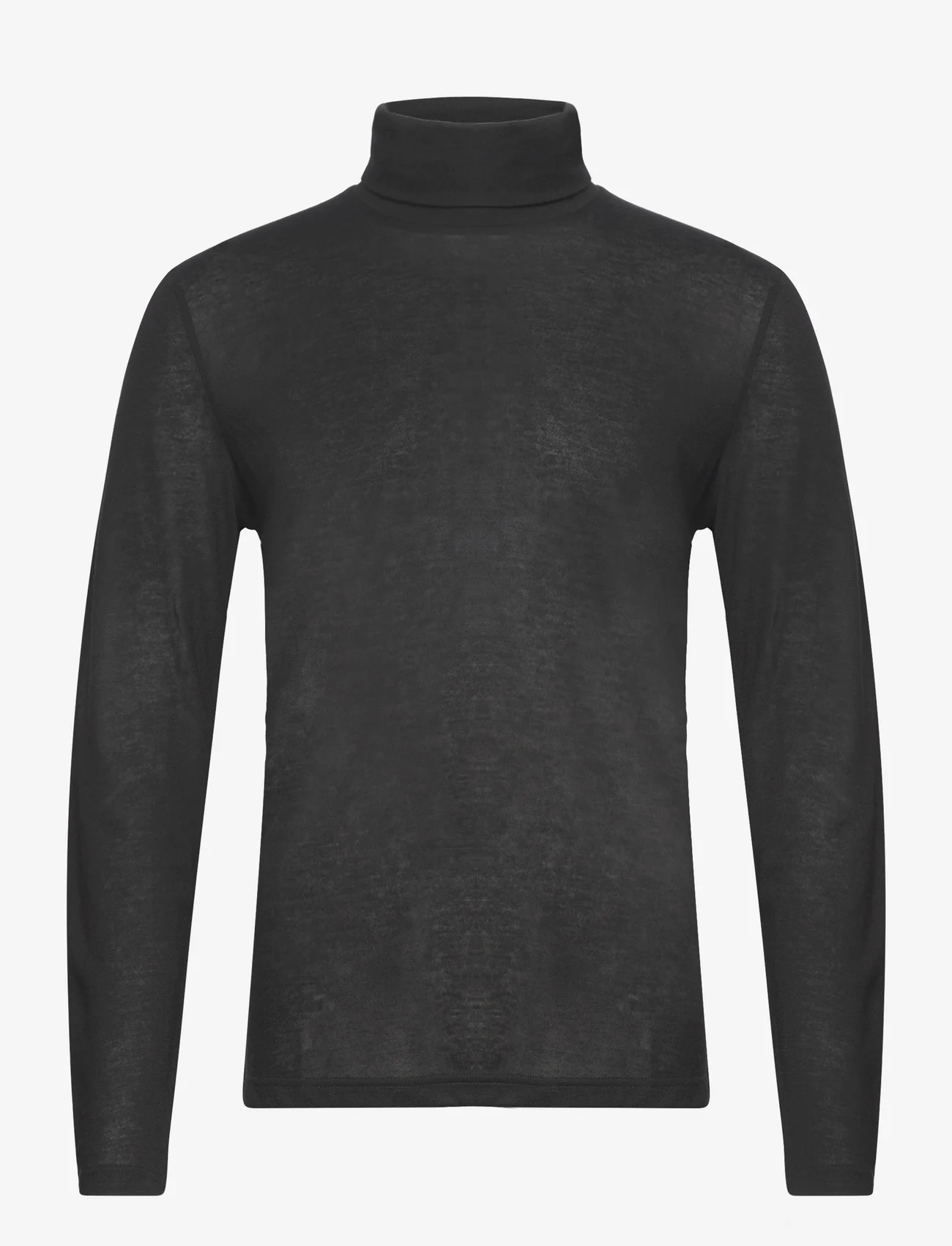 Filippa K - Jersey Roller Neck Top - džemperi ar augstu apkakli - black - 0
