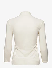Filippa K - Smooth Polo Top - long-sleeved tops - butter - 1