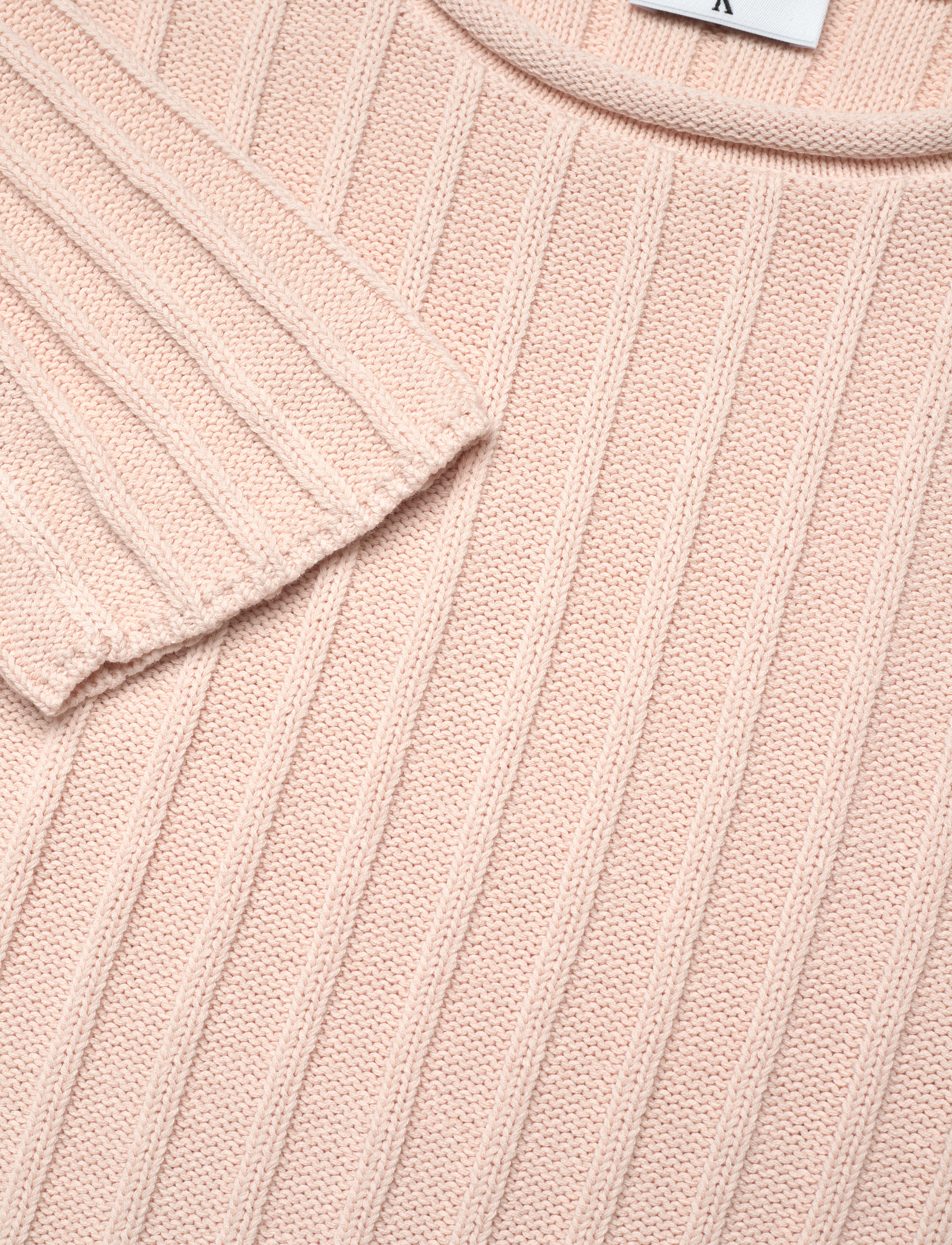 Filippa K - Cotton Rib Sweater - pale rose - 2