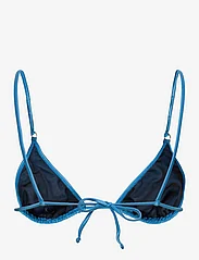 Filippa K - Triangle Bikini Top - bikinien kolmioyläosat - blue shiny - 1
