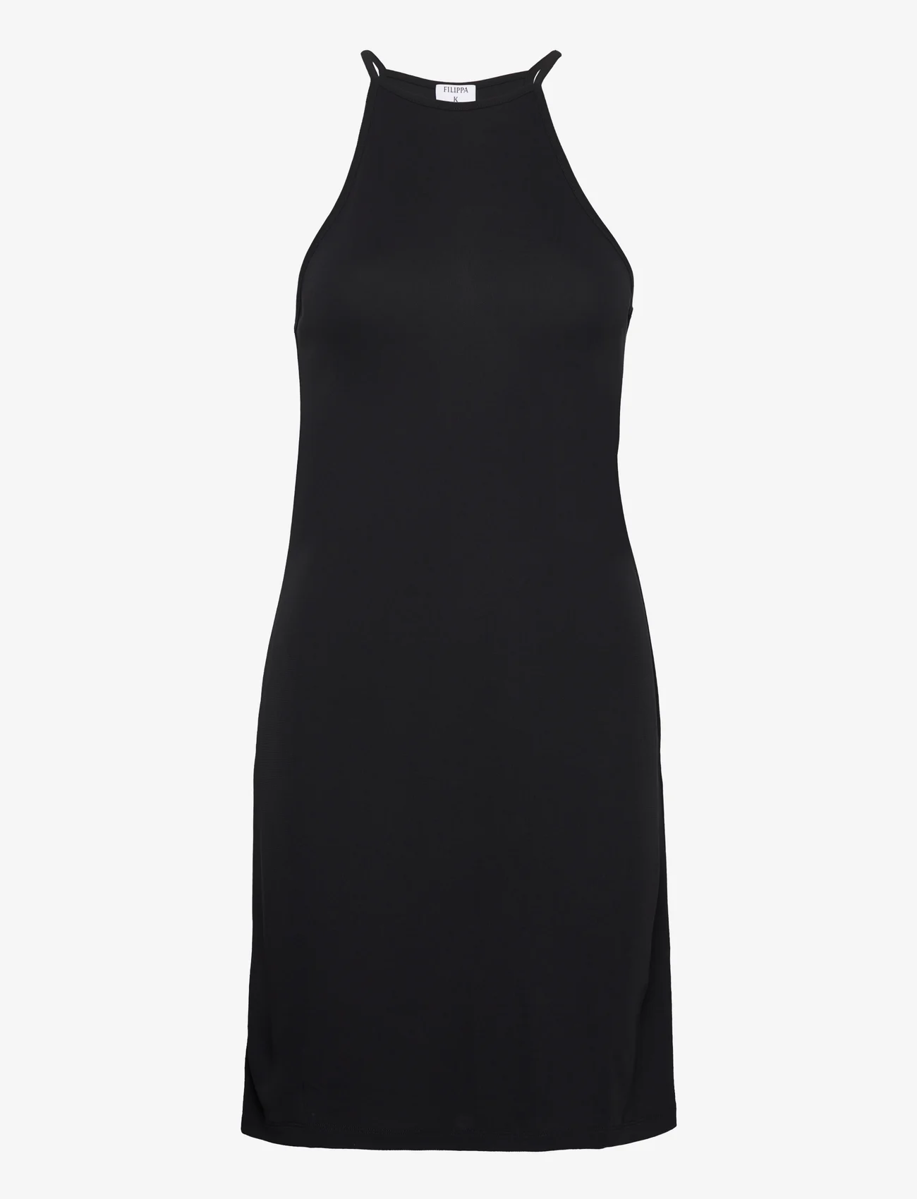 Filippa K - Strap Jersey Dress - tettsittende kjoler - black - 0