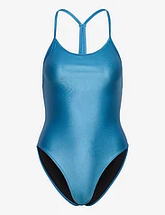 Filippa K - Strappy Swimsuit - baddräkter - blue shiny - 0