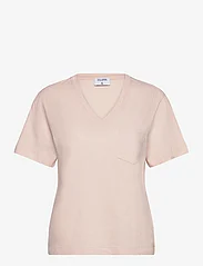 Filippa K - V-neck Tee - t-shirts - pale rose - 0