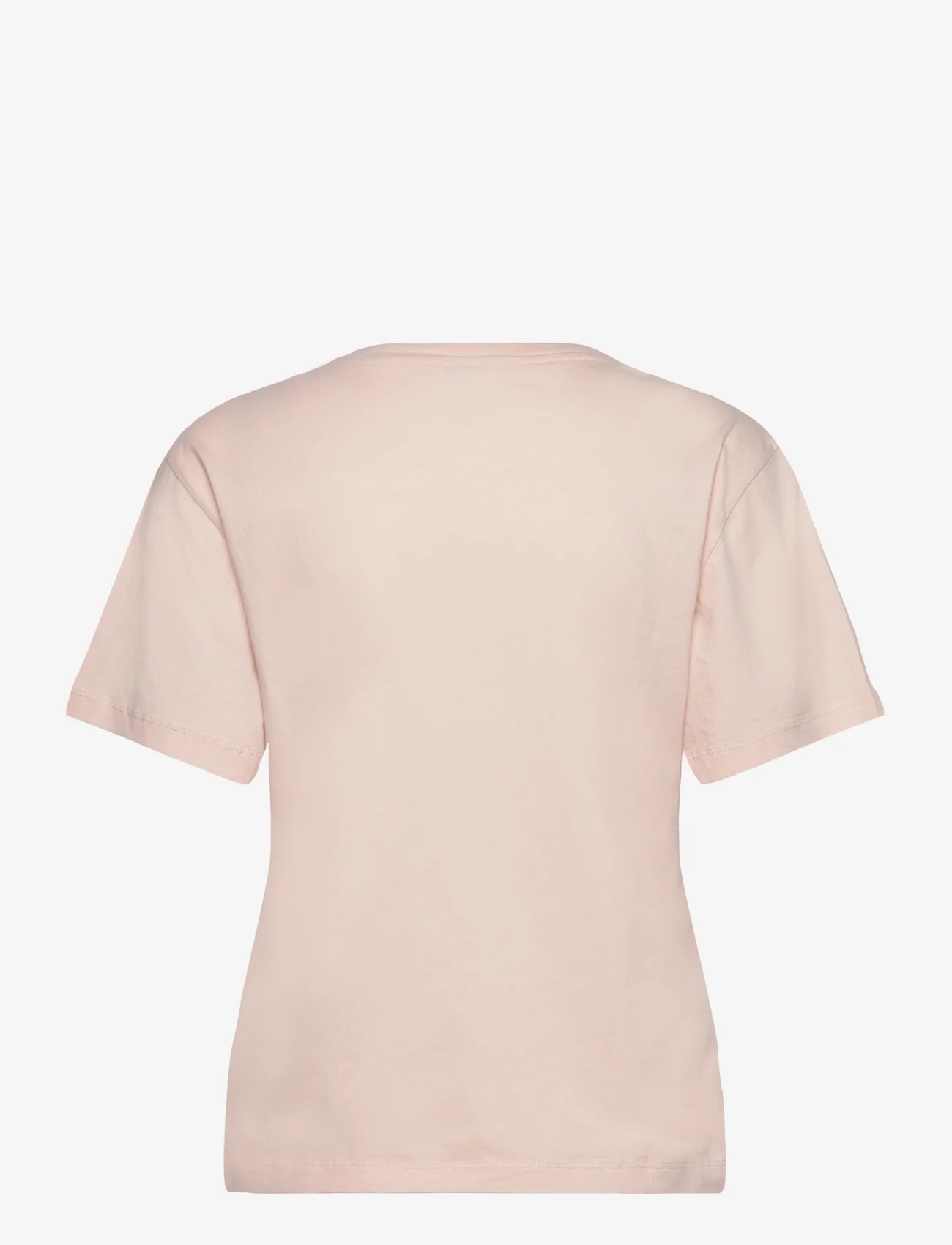 Filippa K - V-neck Tee - t-shirts - pale rose - 1