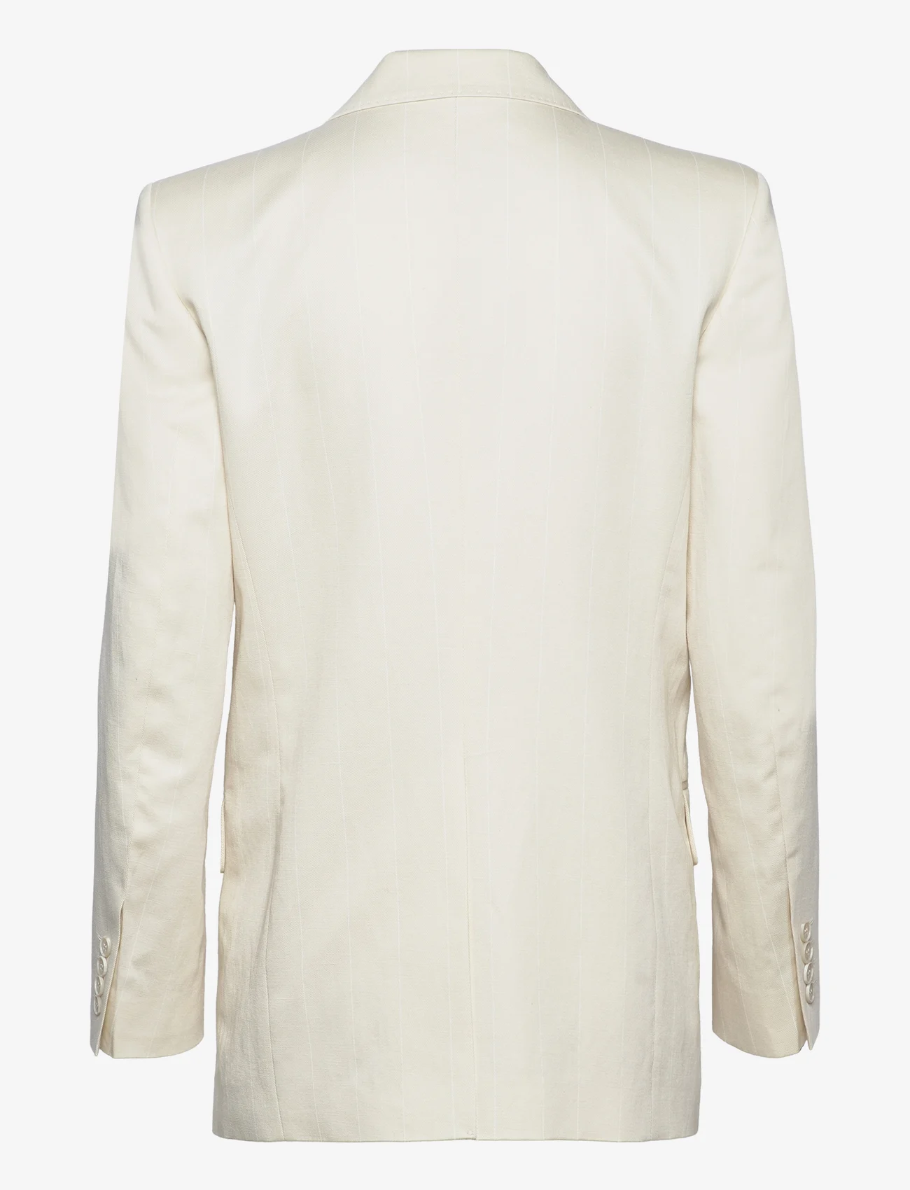 Filippa K - Tailored Pinstripe Blazer - festkläder till outletpriser - bone white - 1